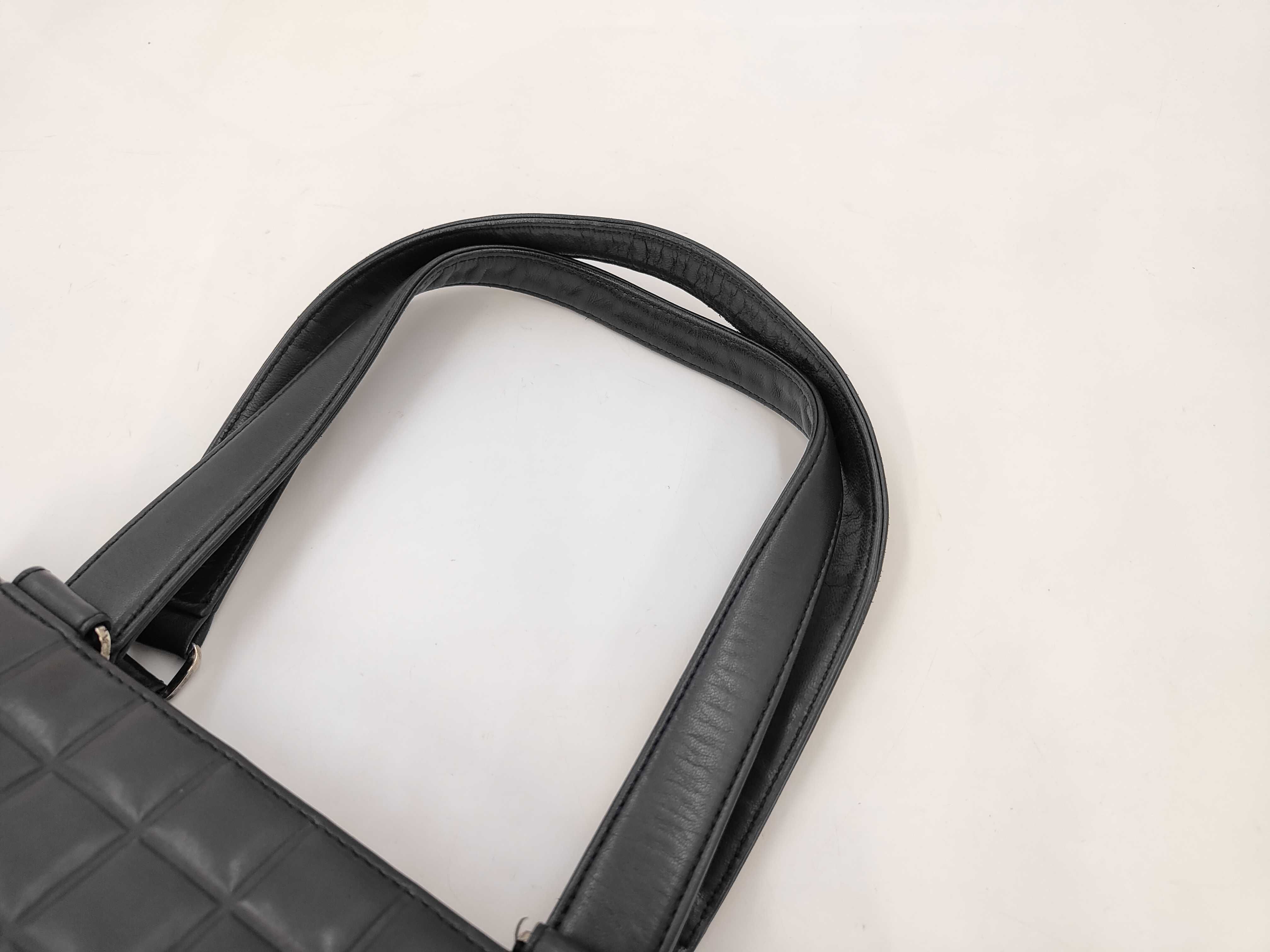 Chocolate Bar Lambskin Tote Bag — view 5