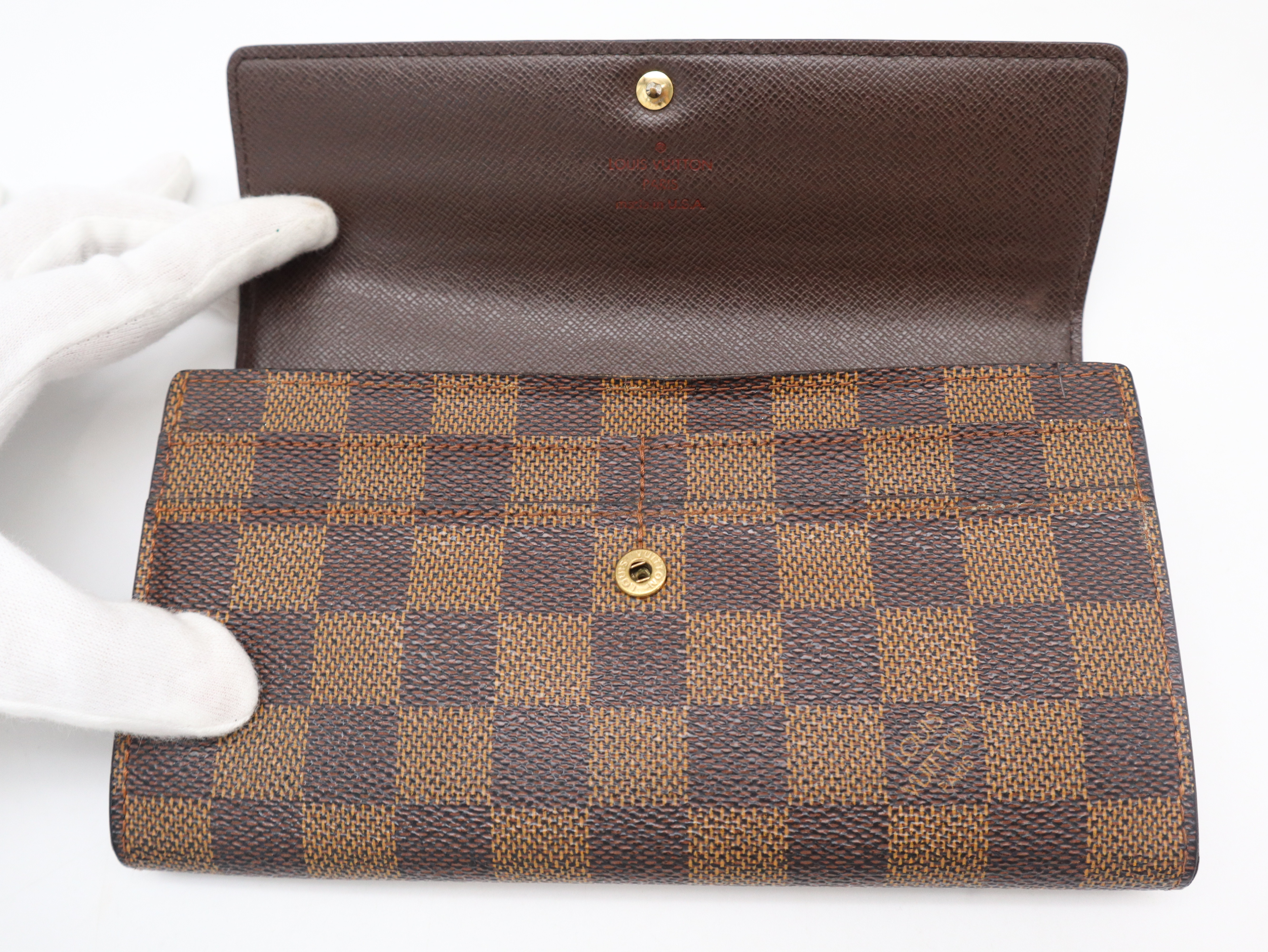 N61734 Damier Portefeuille Sarah Wallet — view 9