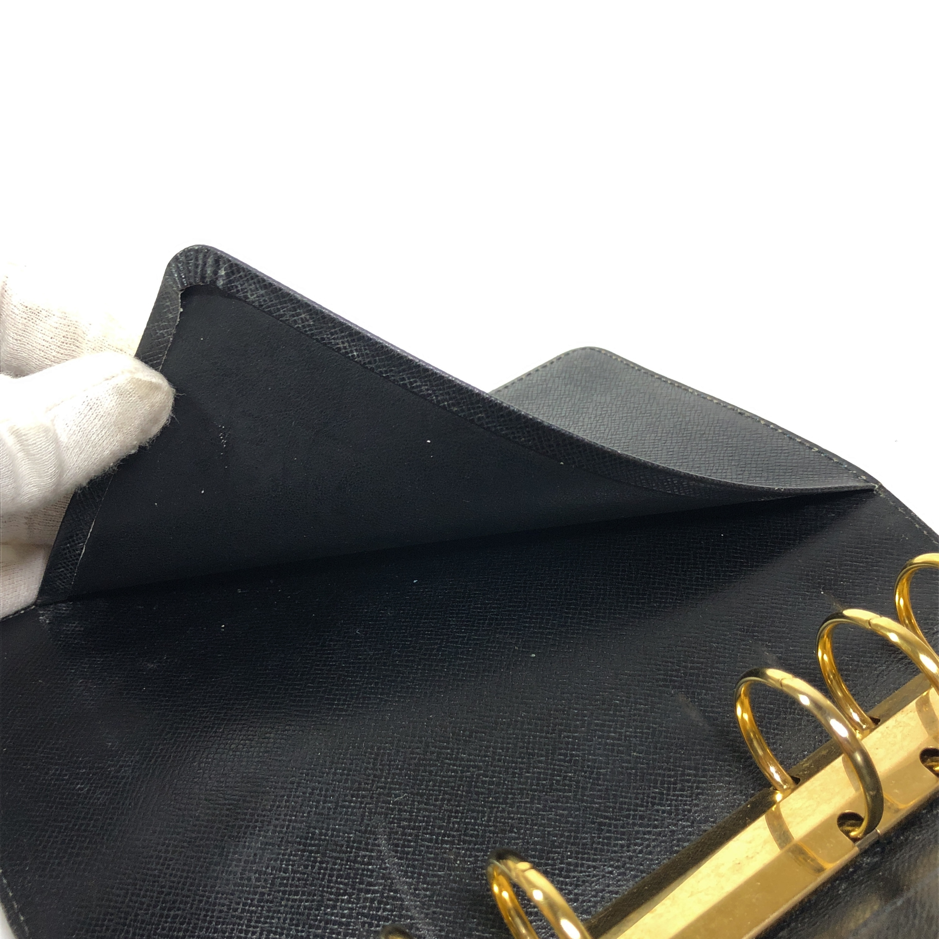 Epi Leather Agenda MM Notebook Cover R20045 Toledo Blue SP0995 (No stickiness) - Made in France — view 11