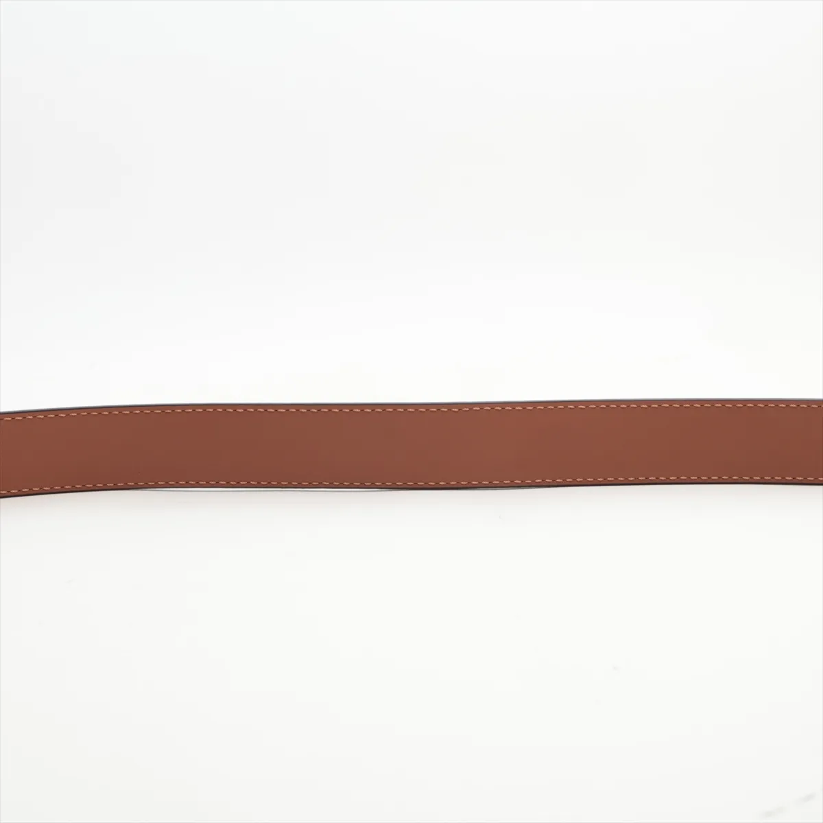 Anagram Belt, size 70, Leather, Black x Brown, — view 4