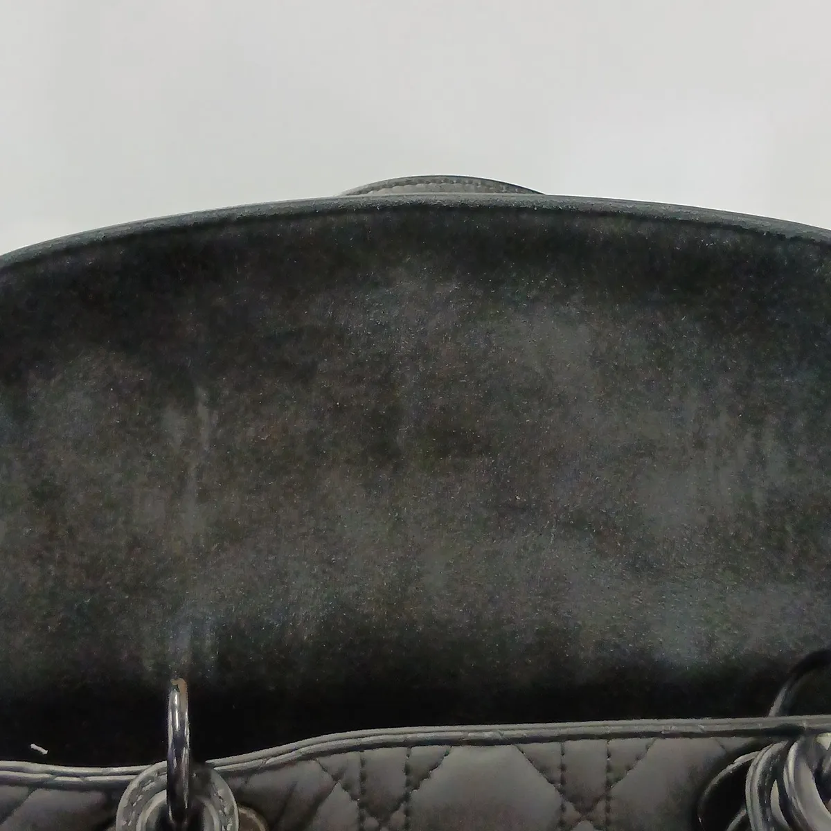 Leather 2-Way Handbag, Black — view 14