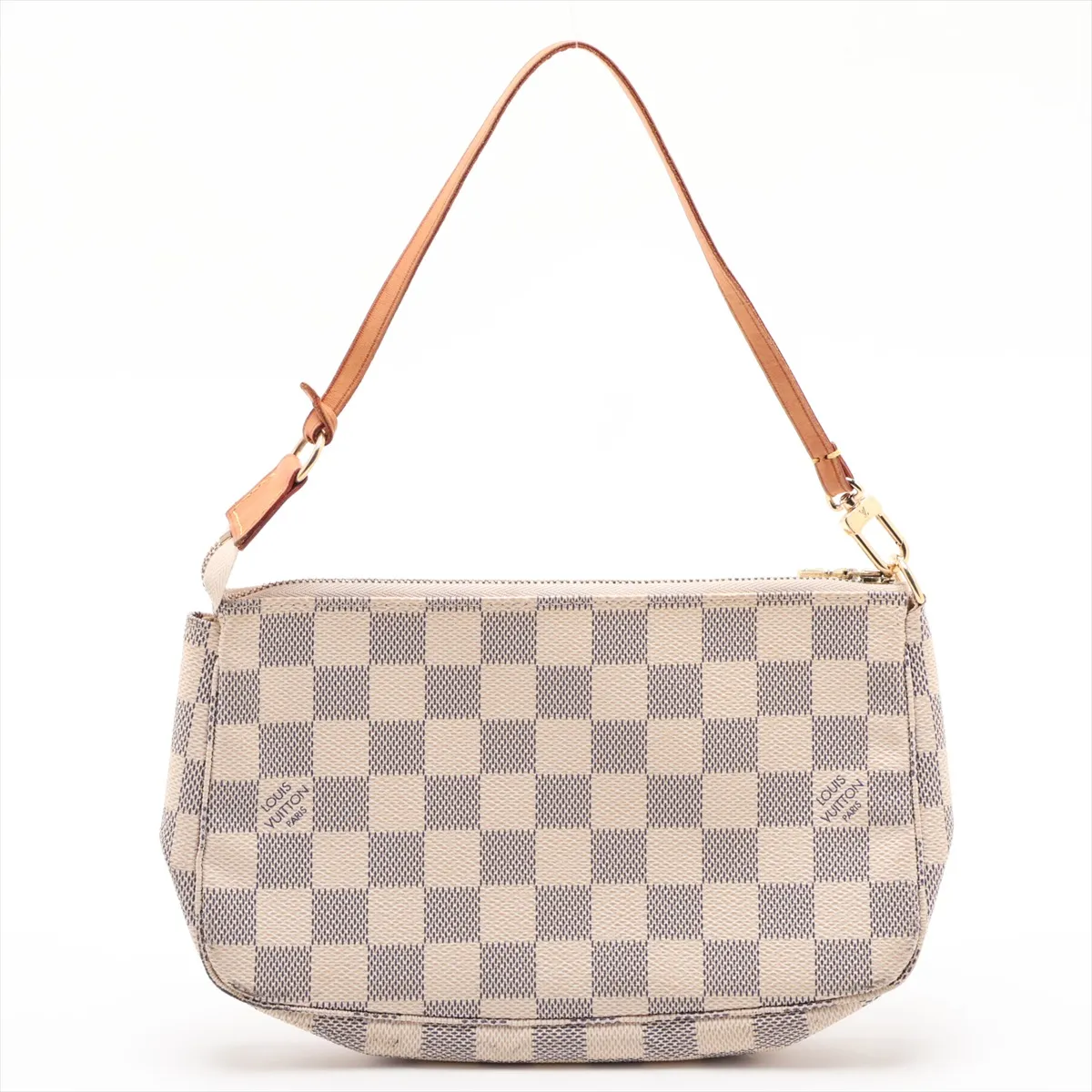 Damier Azur Pochette Accessoires N51986 (Serial number unclear) White — view 2