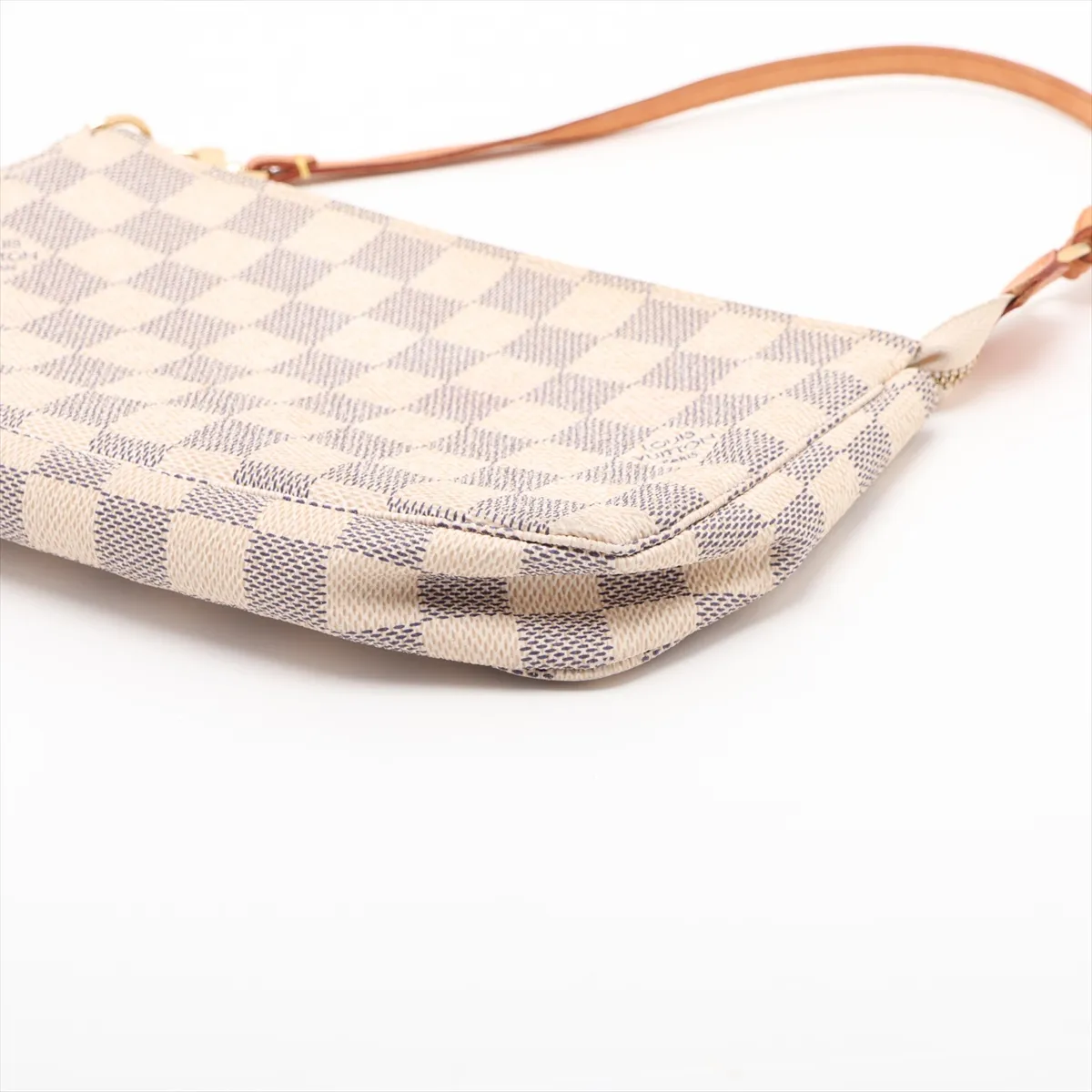 Damier Azur Pochette Accessoires N51986 (Serial number unclear) White — view 3