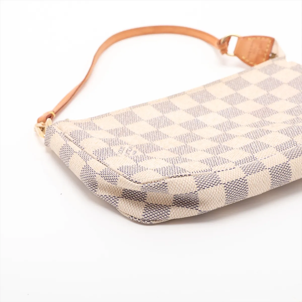 Damier Azur Pochette Accessoires N51986 (Serial number unclear) White — view 4