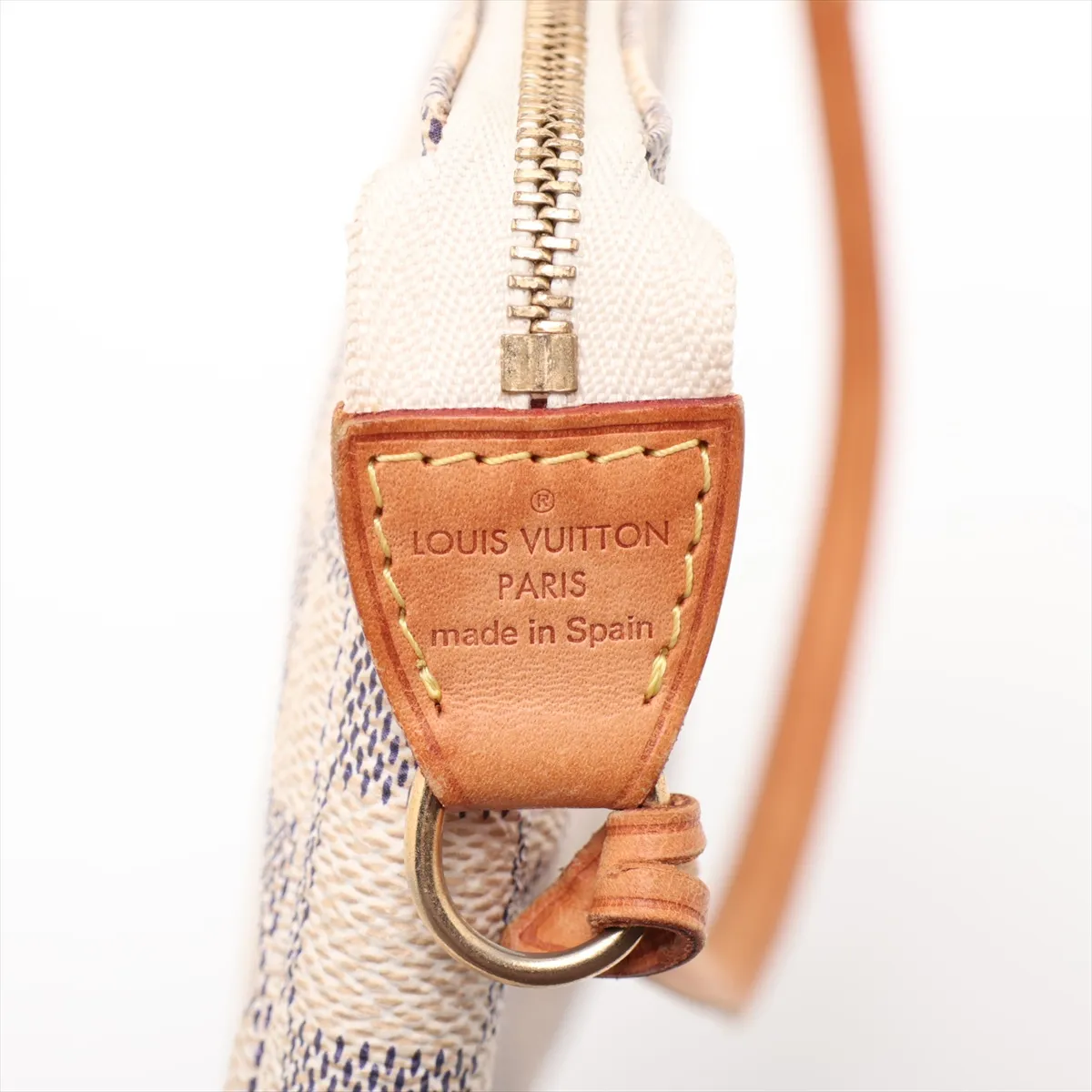 Damier Azur Pochette Accessoires N51986 (Serial number unclear) White — view 8
