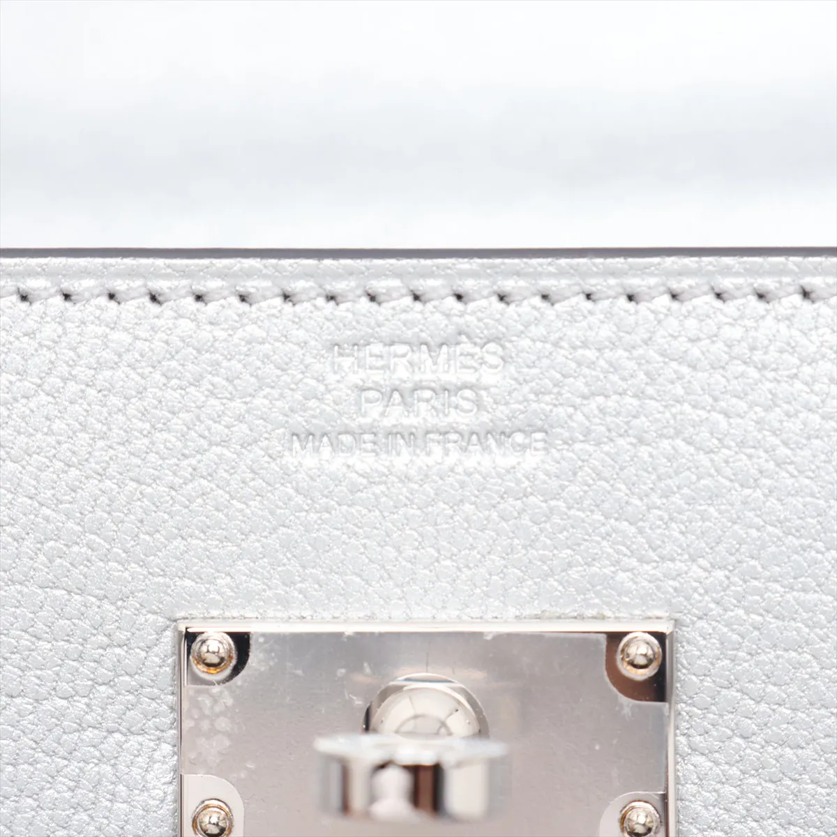 [Individually packaged] Hermes Kelly Wallet Long To Go Chevre Shamkila Argent Silver Hardware K: 2025 — view 9