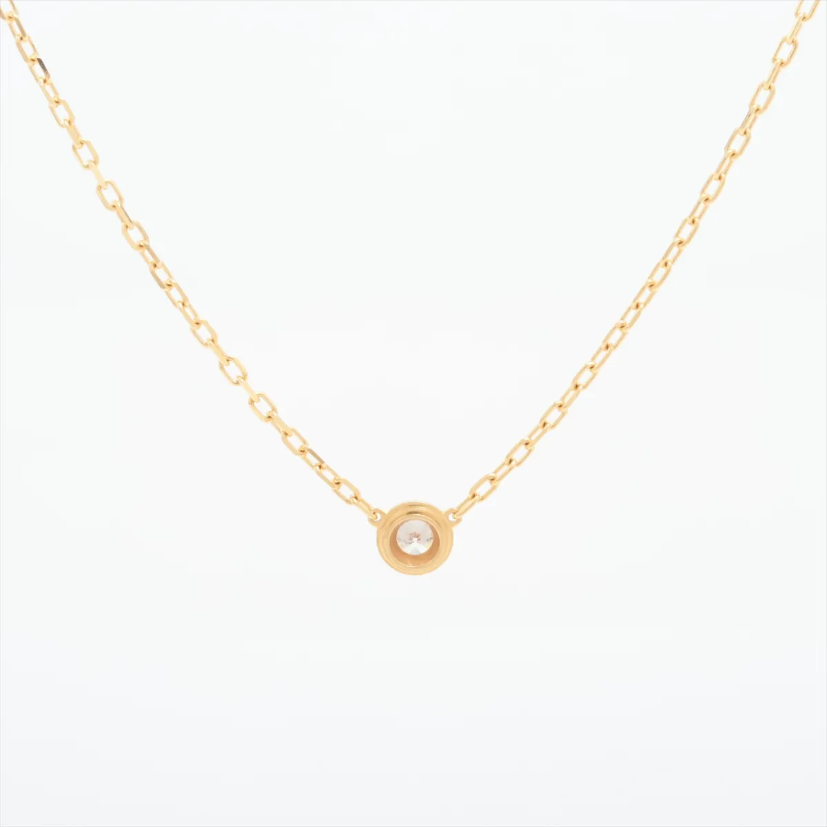 Damour SM Diamond Necklace 750 (Yellow Gold) 2.8g 931AUN — view 2