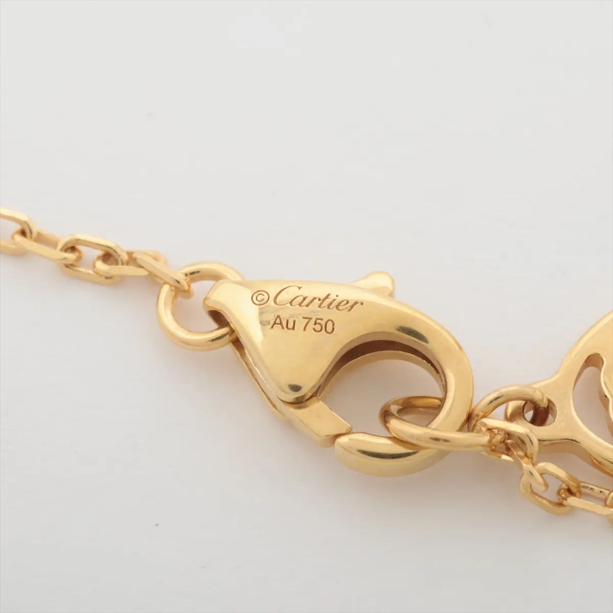Damour SM Diamond Necklace 750 (Yellow Gold) 2.8g 931AUN — view 4