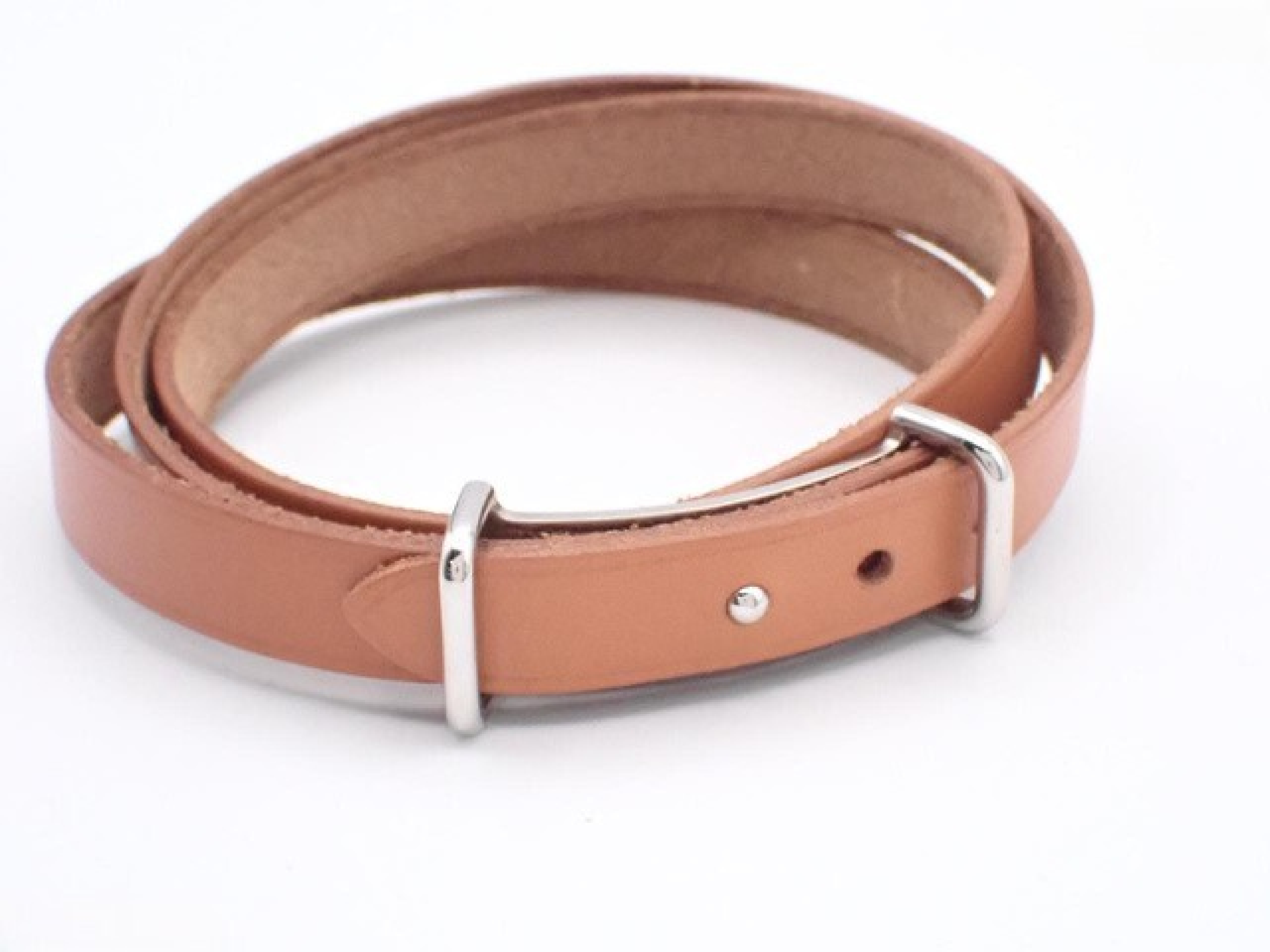 Leather Bracelet "Api 2" Choker, Total Length Approx. 72cm, Bracelet/Bangle — view 3
