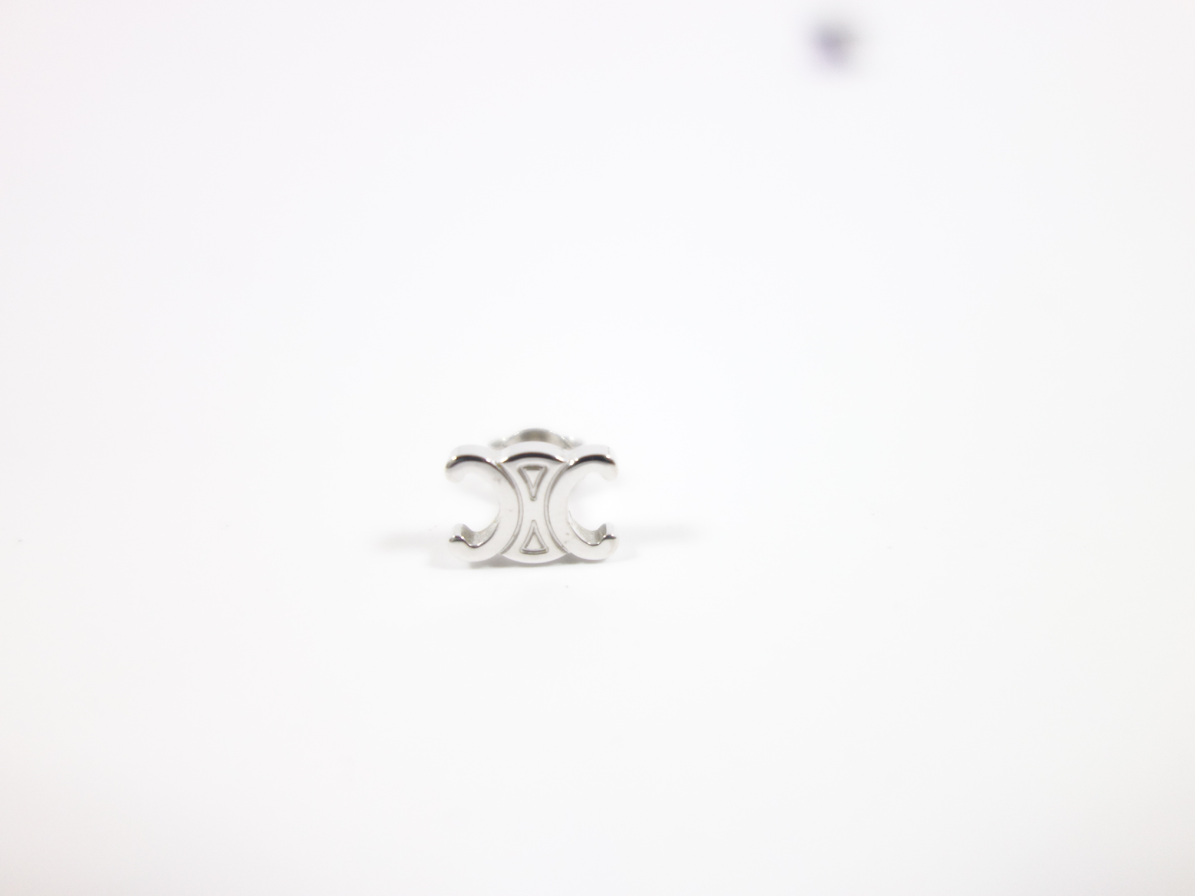 Triomphe Silver Earrings — view 2