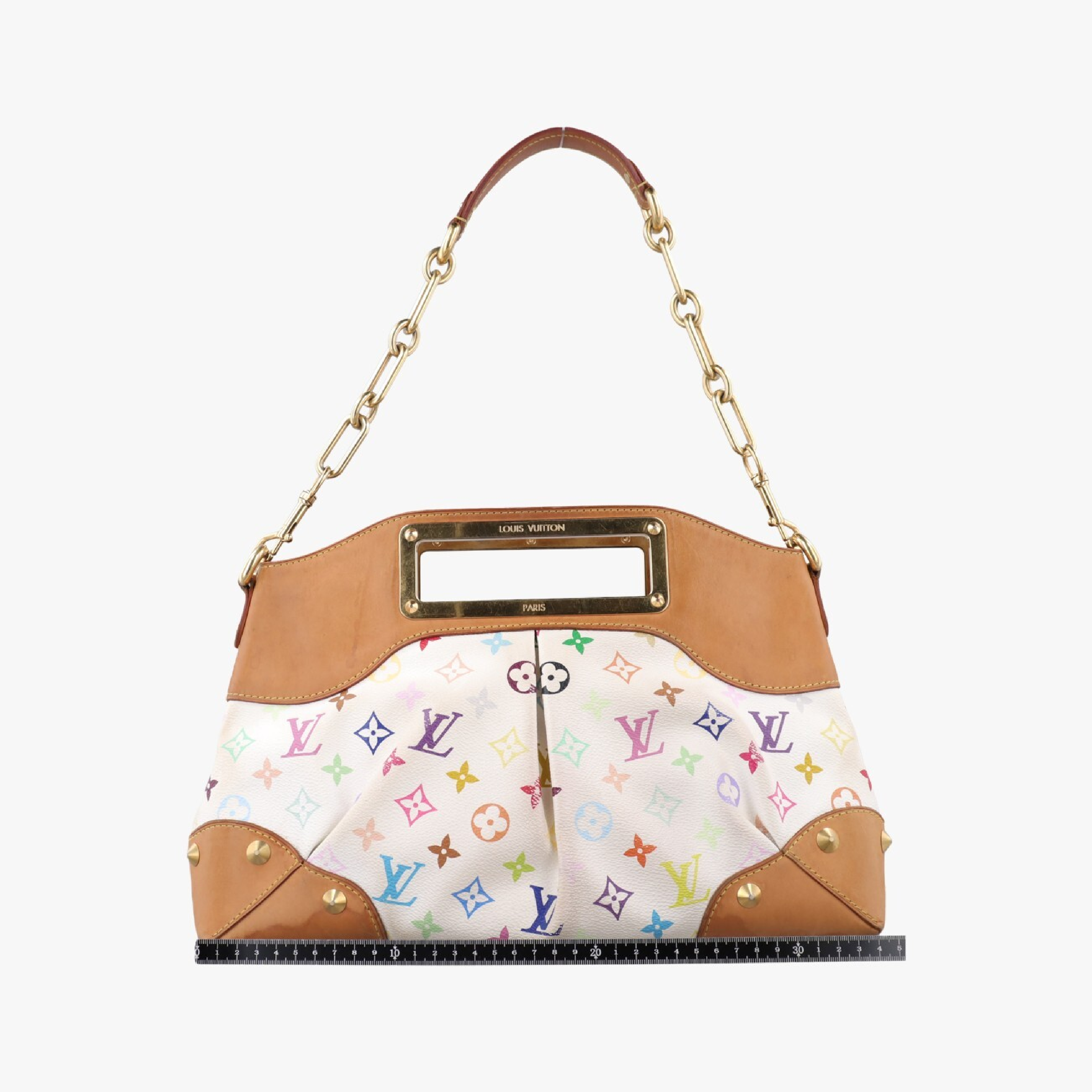 Judy MM Blanc Monogram Multicolor M40255 SR2039 Shoulder Bag — view 2