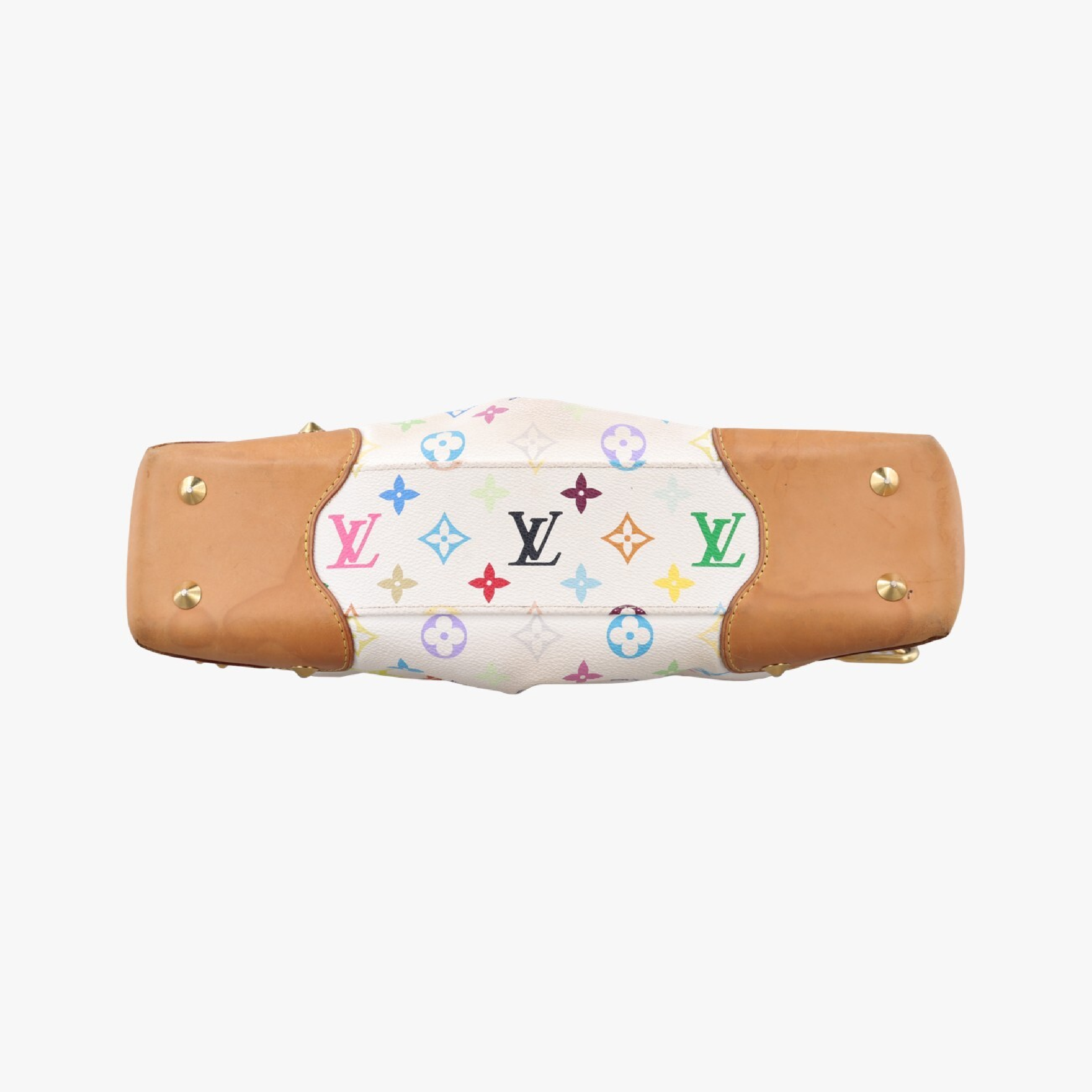Judy MM Blanc Monogram Multicolor M40255 SR2039 Shoulder Bag — view 3