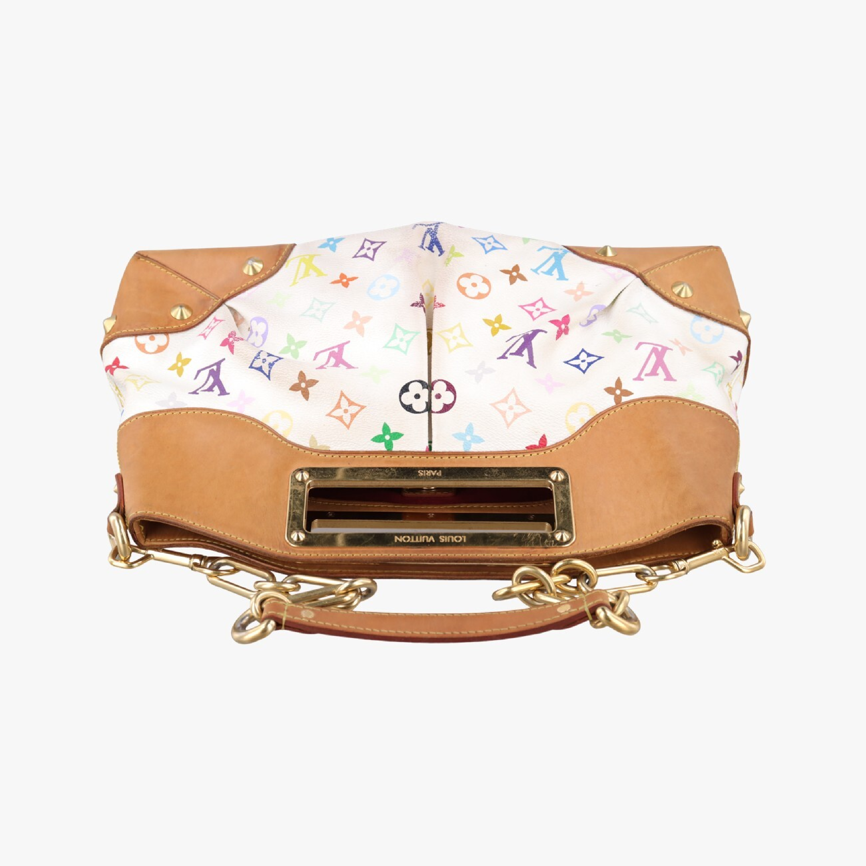 Judy MM Blanc Monogram Multicolor M40255 SR2039 Shoulder Bag — view 5