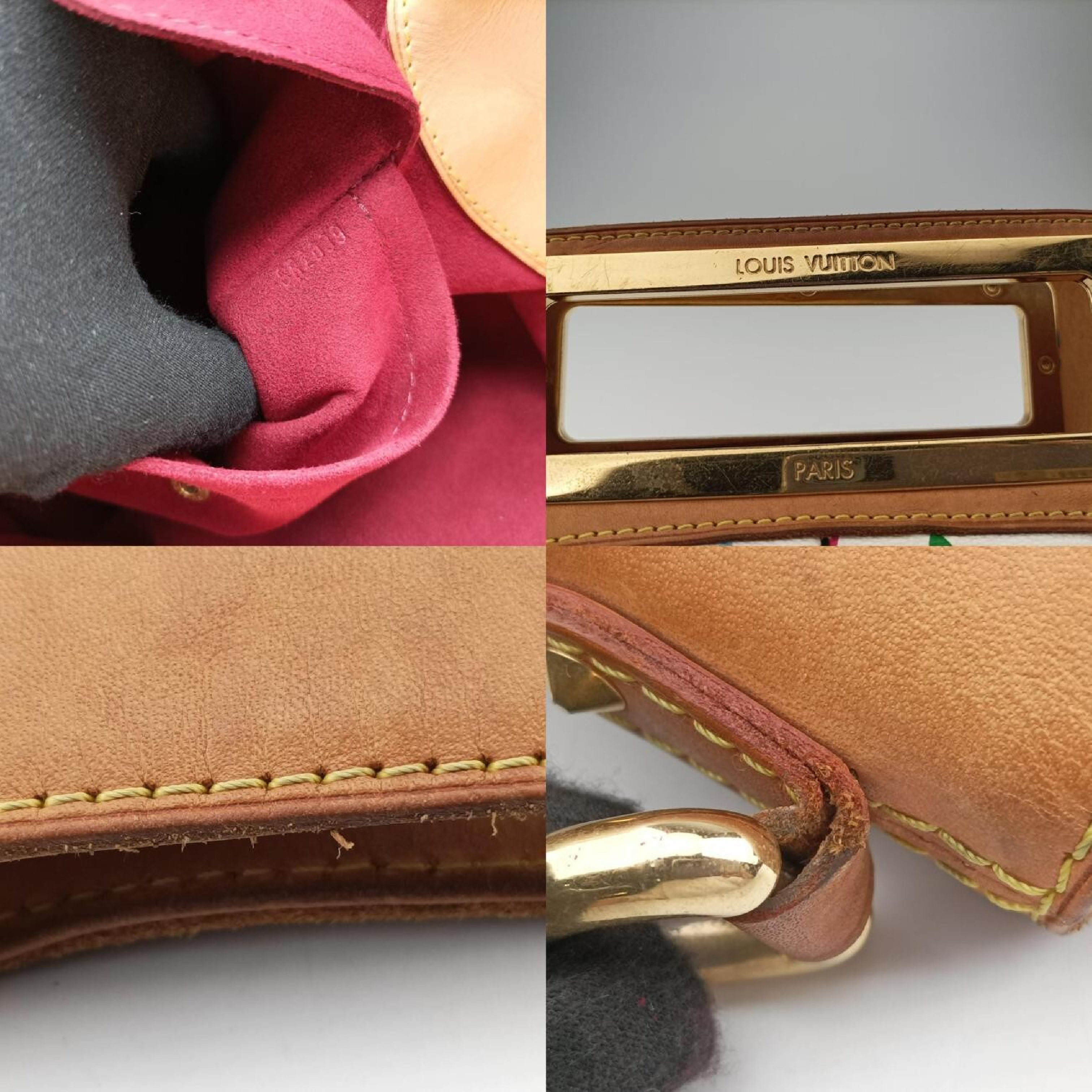 Judy MM Blanc Monogram Multicolor M40255 SR2039 Shoulder Bag — view 8