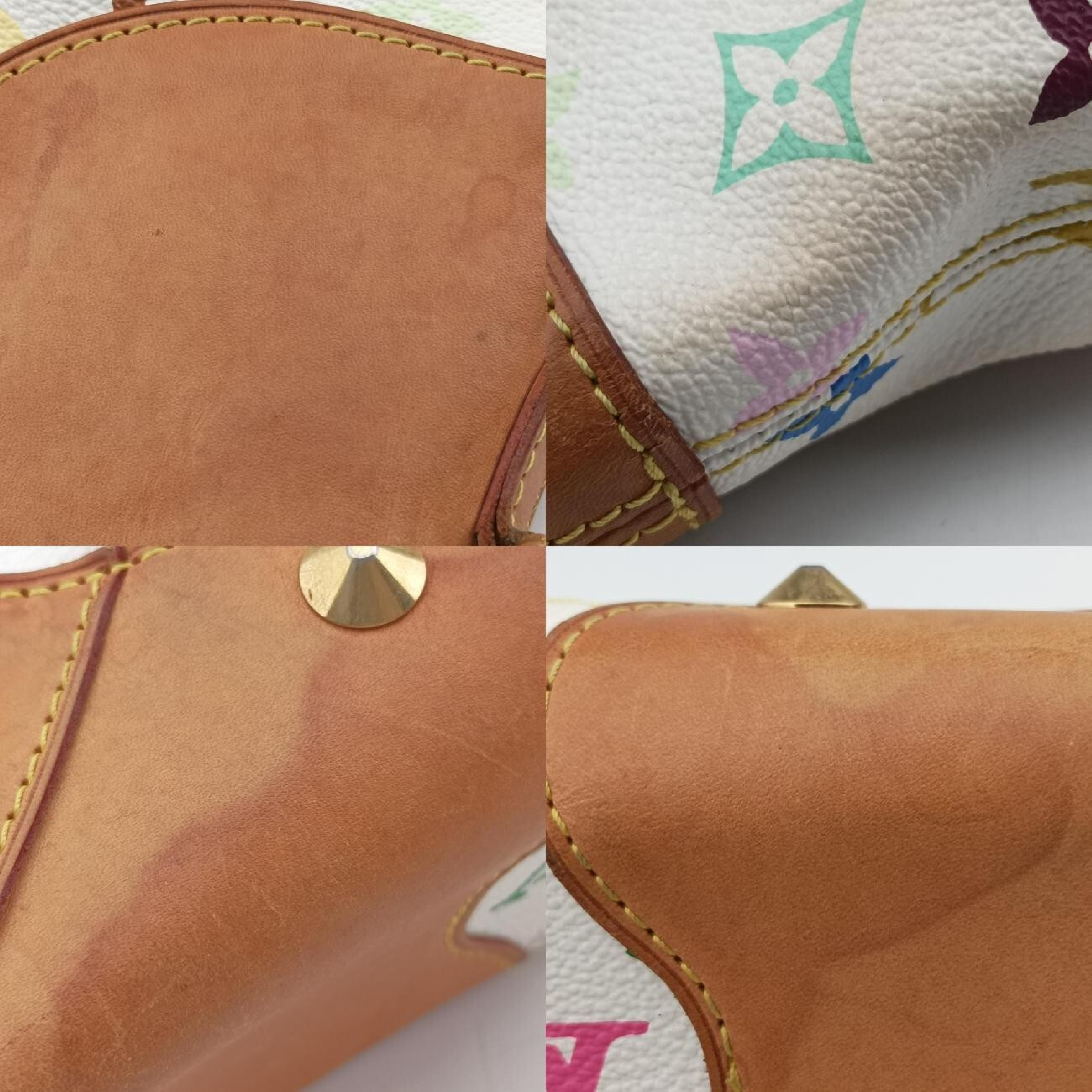Judy MM Blanc Monogram Multicolor M40255 SR2039 Shoulder Bag — view 9