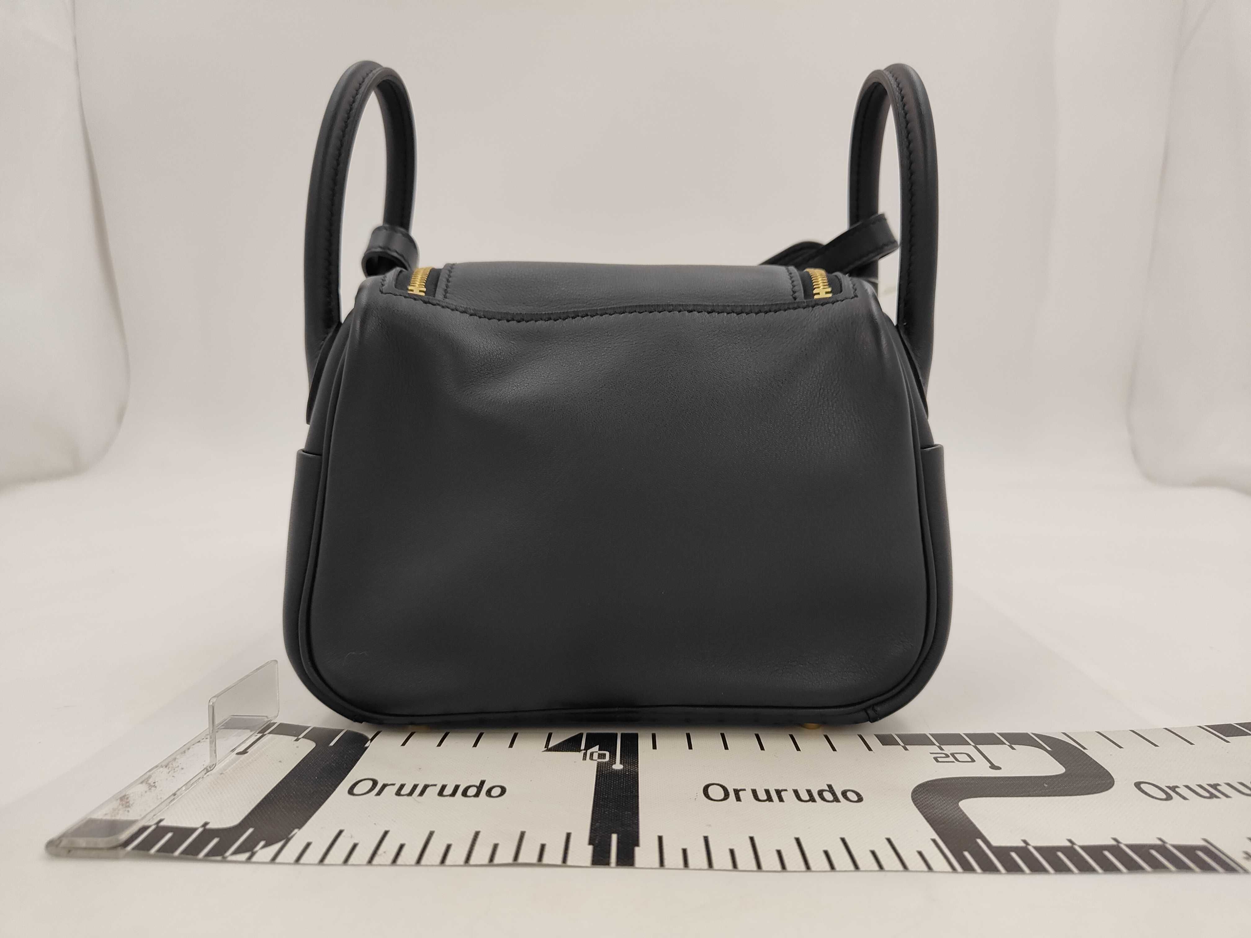 Lindy Mini 20, Veau Swift leather, Blue Nuit, D: 2019, Handbag — view 2
