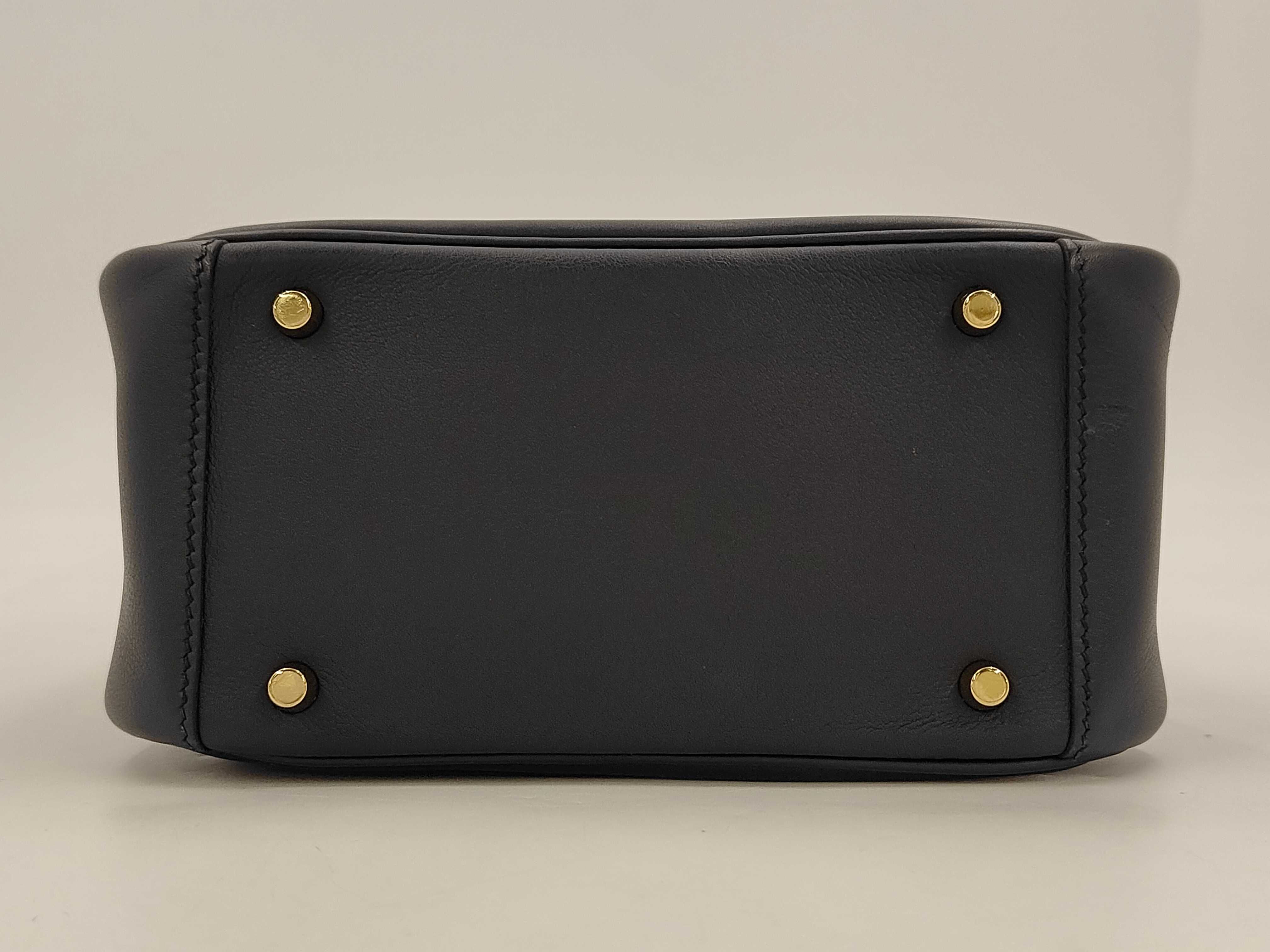 Lindy Mini 20, Veau Swift leather, Blue Nuit, D: 2019, Handbag — view 3