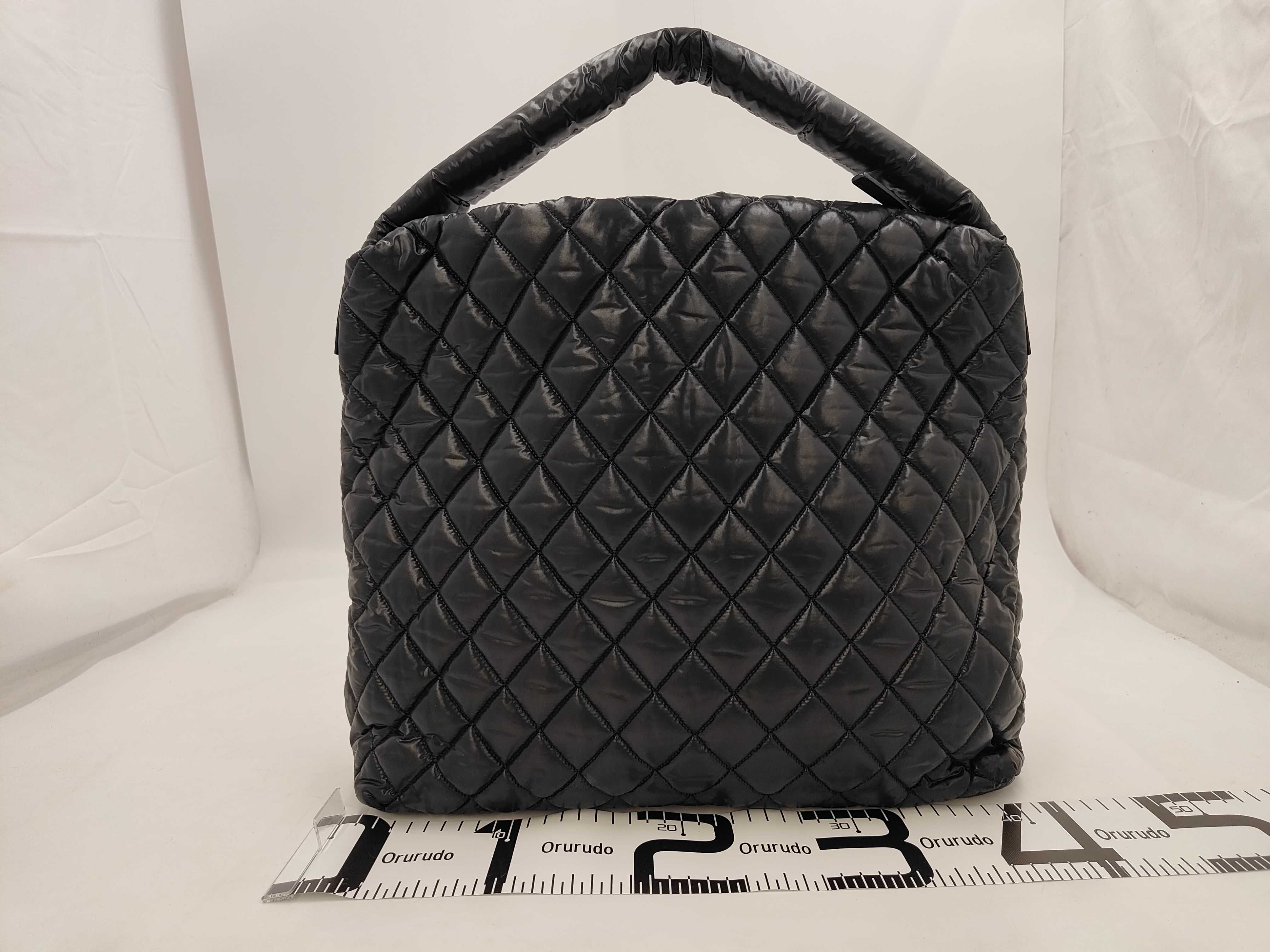 Coco Cocoon Tote Bag, Black — view 2