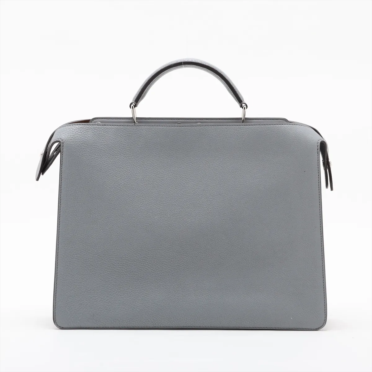Peekaboo I.U Medium Leather 2-Way Handbag, Gray, 7VA529 — view 2