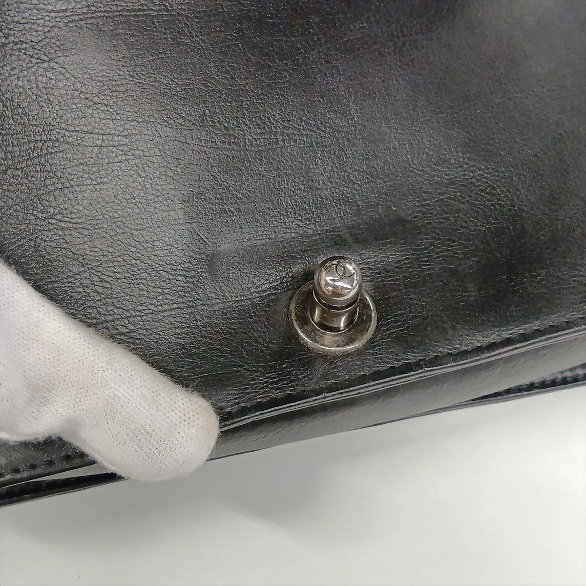 Boy Chanel 20 Small Lambskin Chain Shoulder Bag, Black with Gunmetal Hardware, 17095426, Serial Number 17, A67085 — view 12