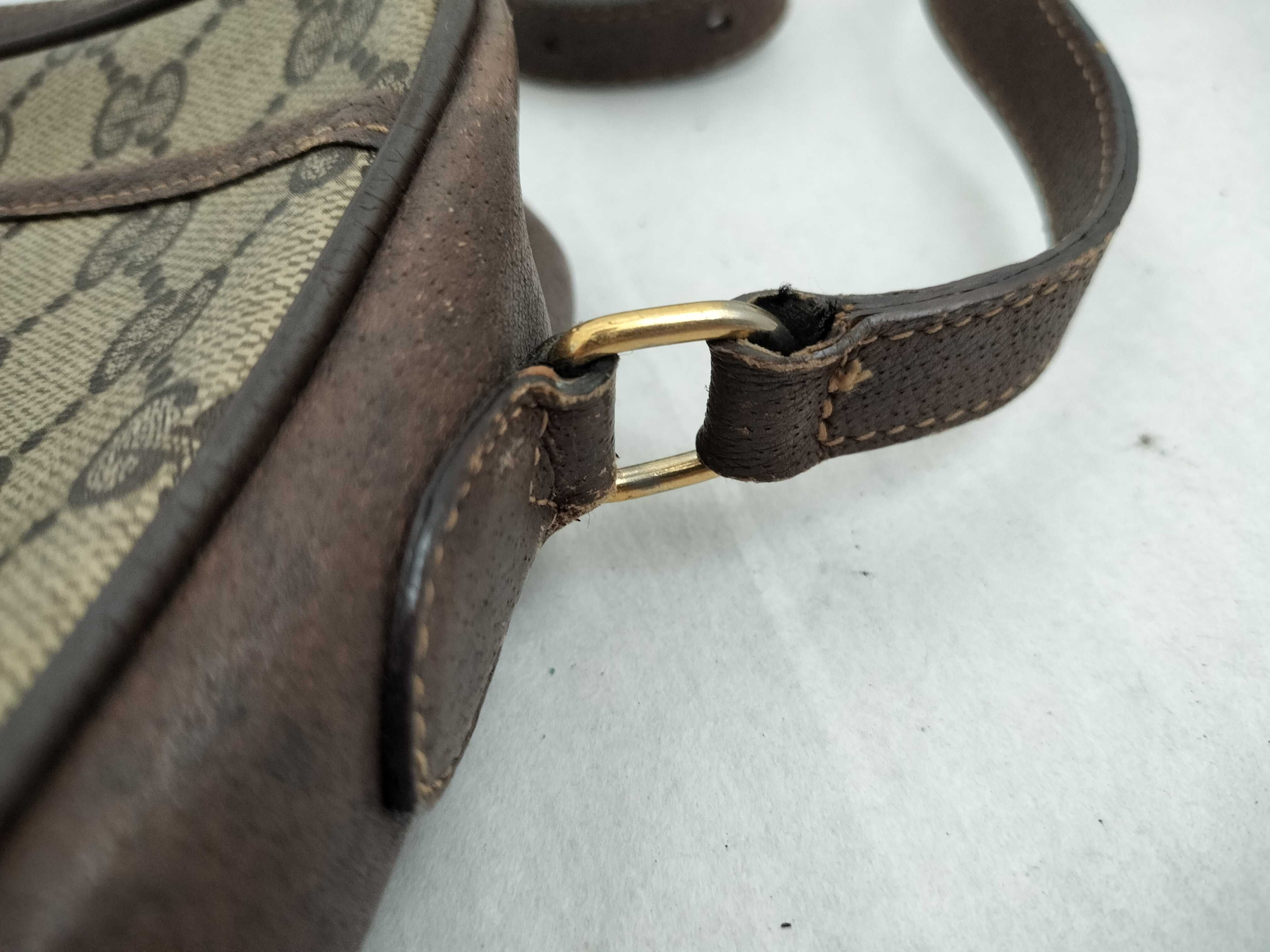 Webbing Gucci GG Supreme Sherry Shoulder Bag — view 5