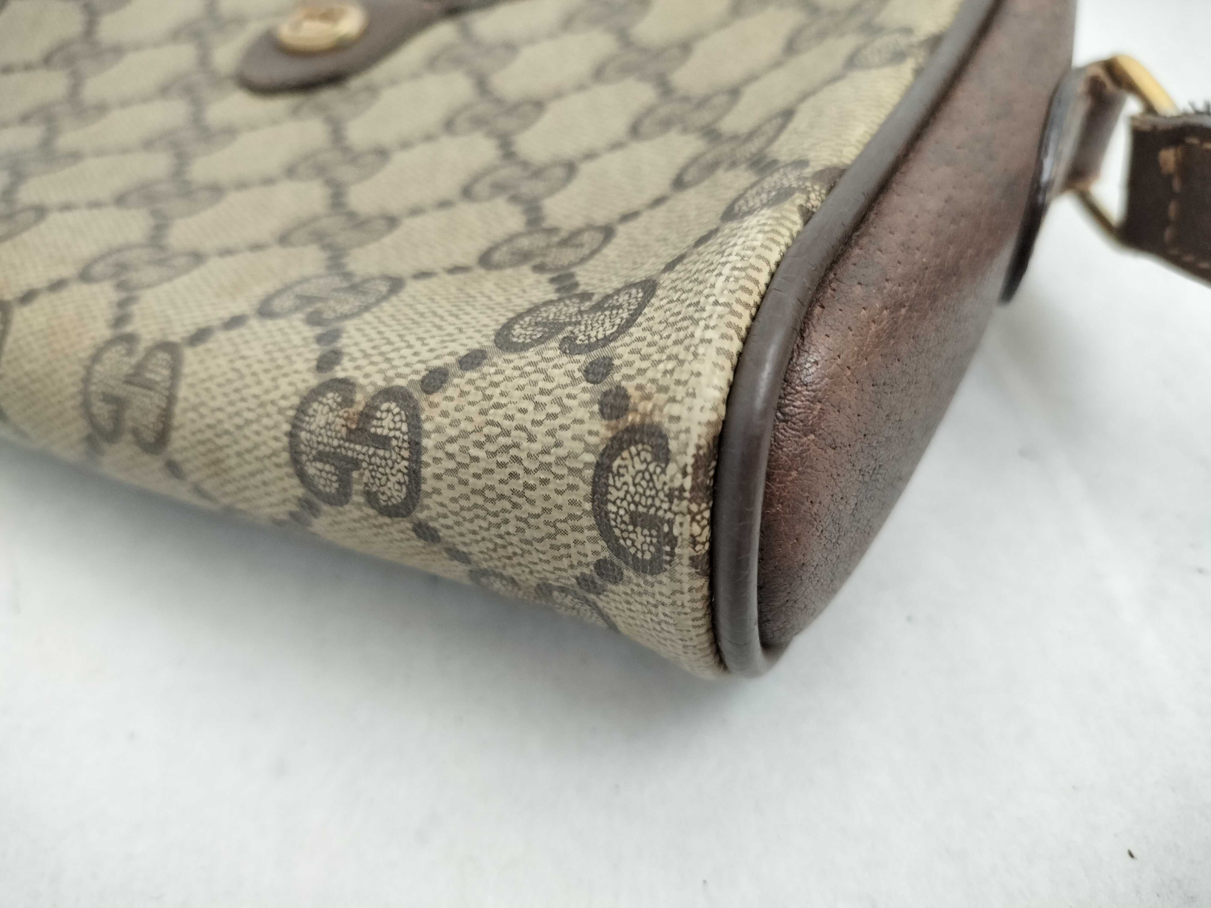 Webbing Gucci GG Supreme Sherry Shoulder Bag — view 7