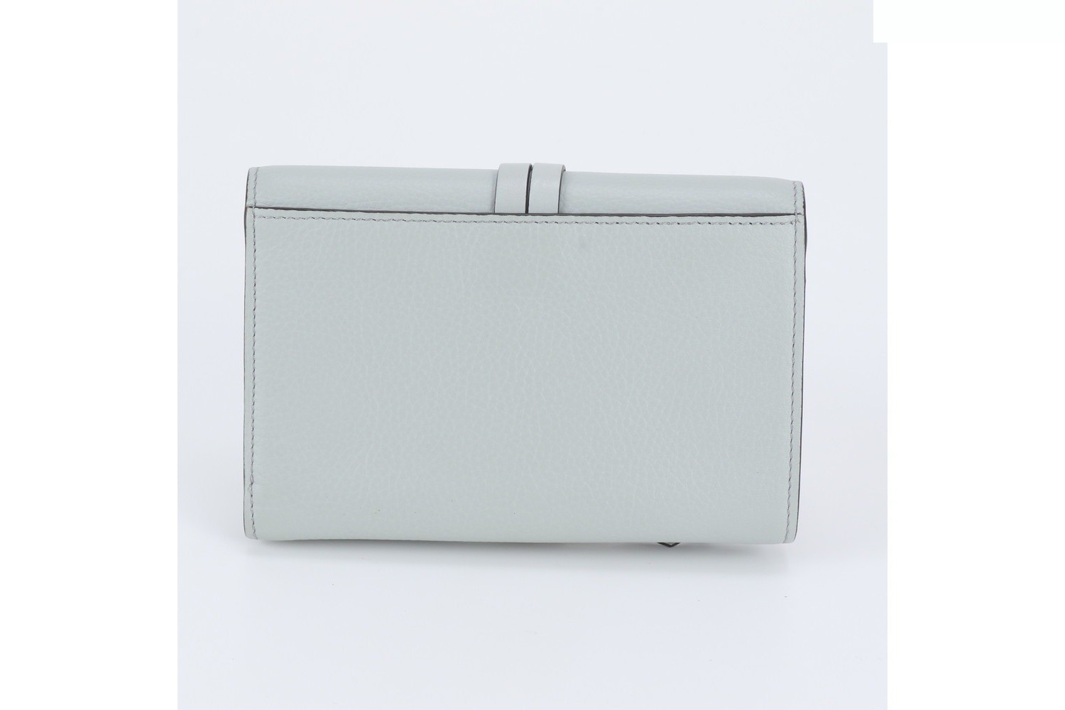 Hologram sticker included Alphabet leather trifold wallet — view 2