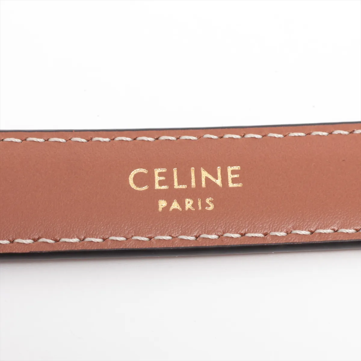 Triomphe Belt 75 Leather Brown Strong perfume — view 5