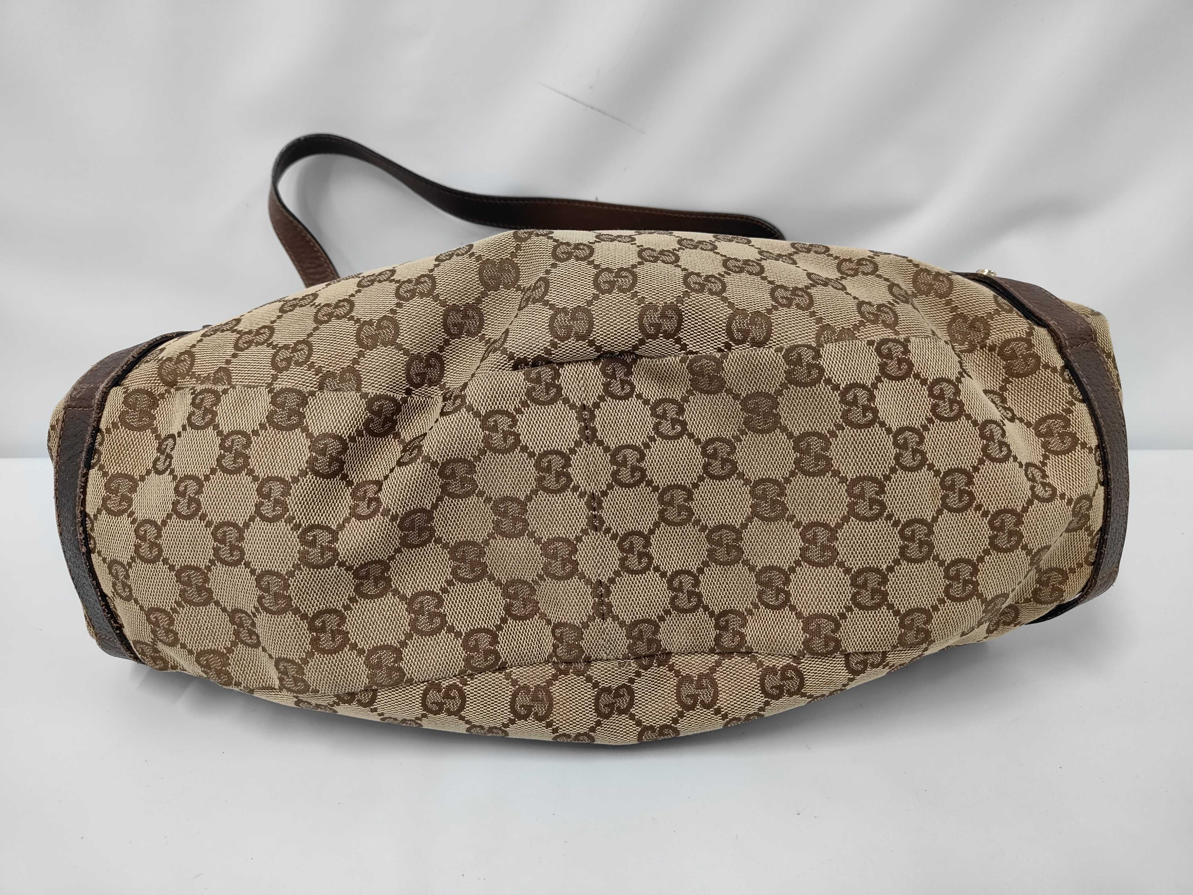 Abbey GG Canvas Shoulder Bag Tote Bag — view 3