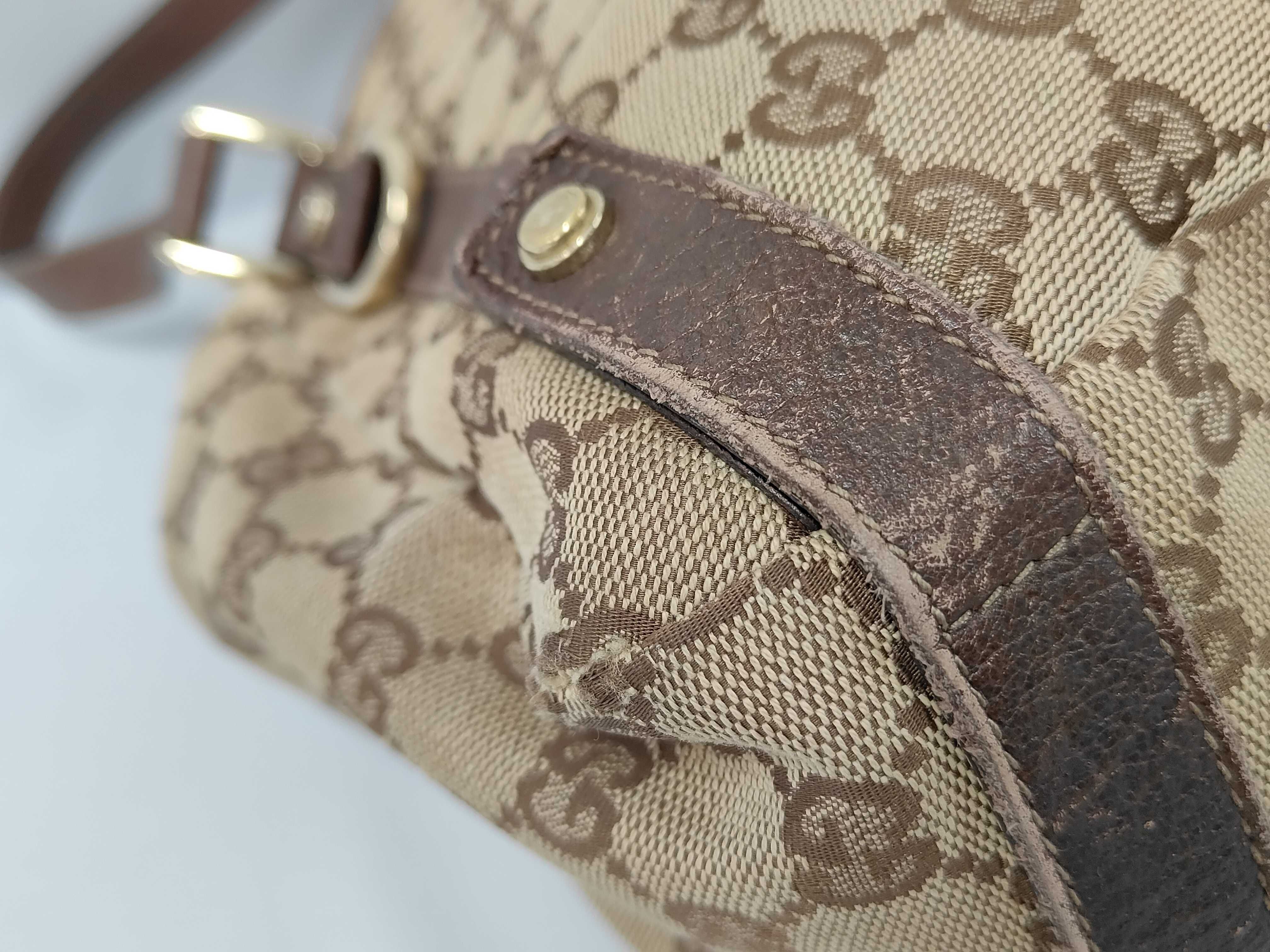 Abbey GG Canvas Shoulder Bag Tote Bag — view 4