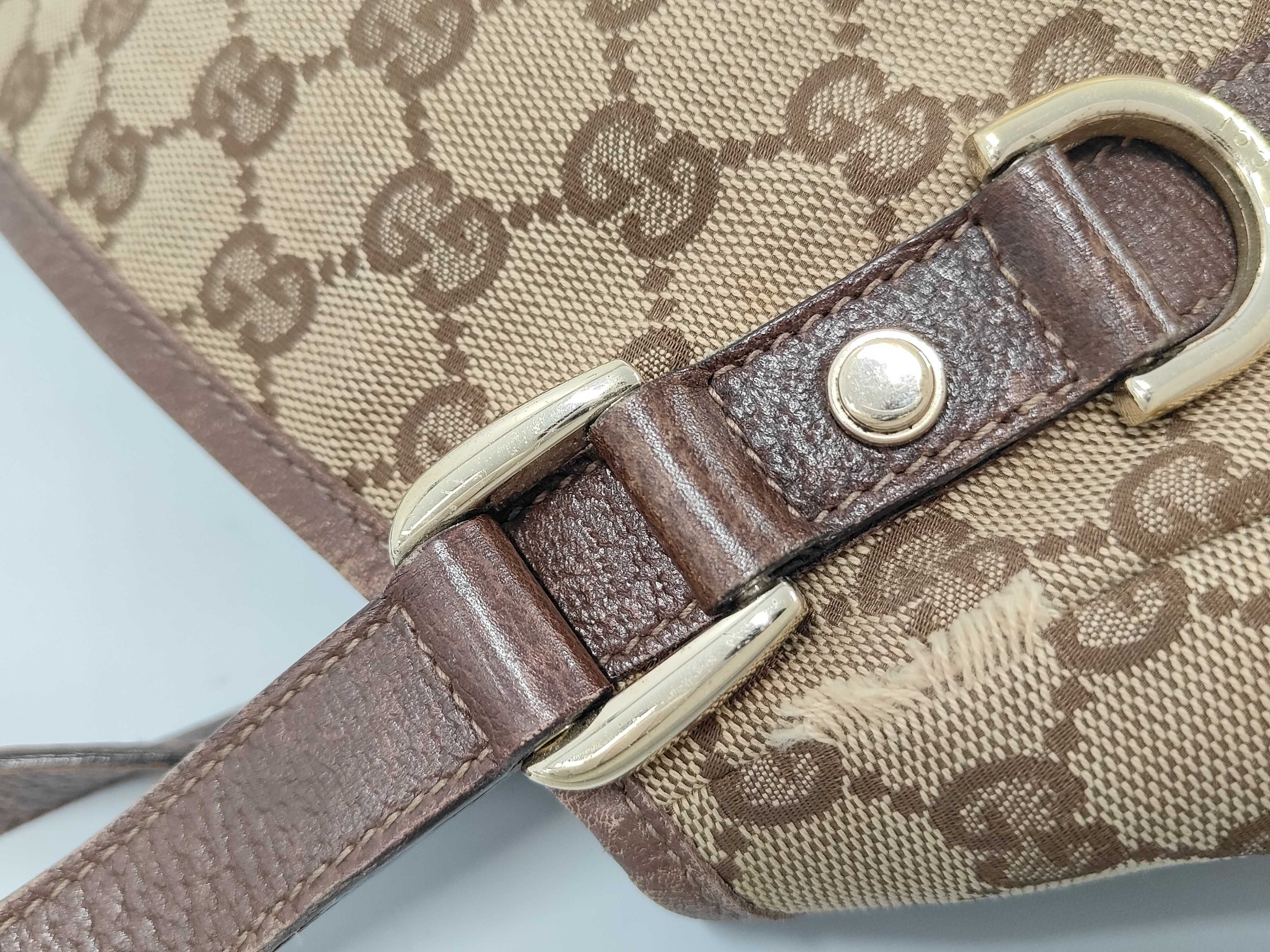 Abbey GG Canvas Shoulder Bag Tote Bag — view 6