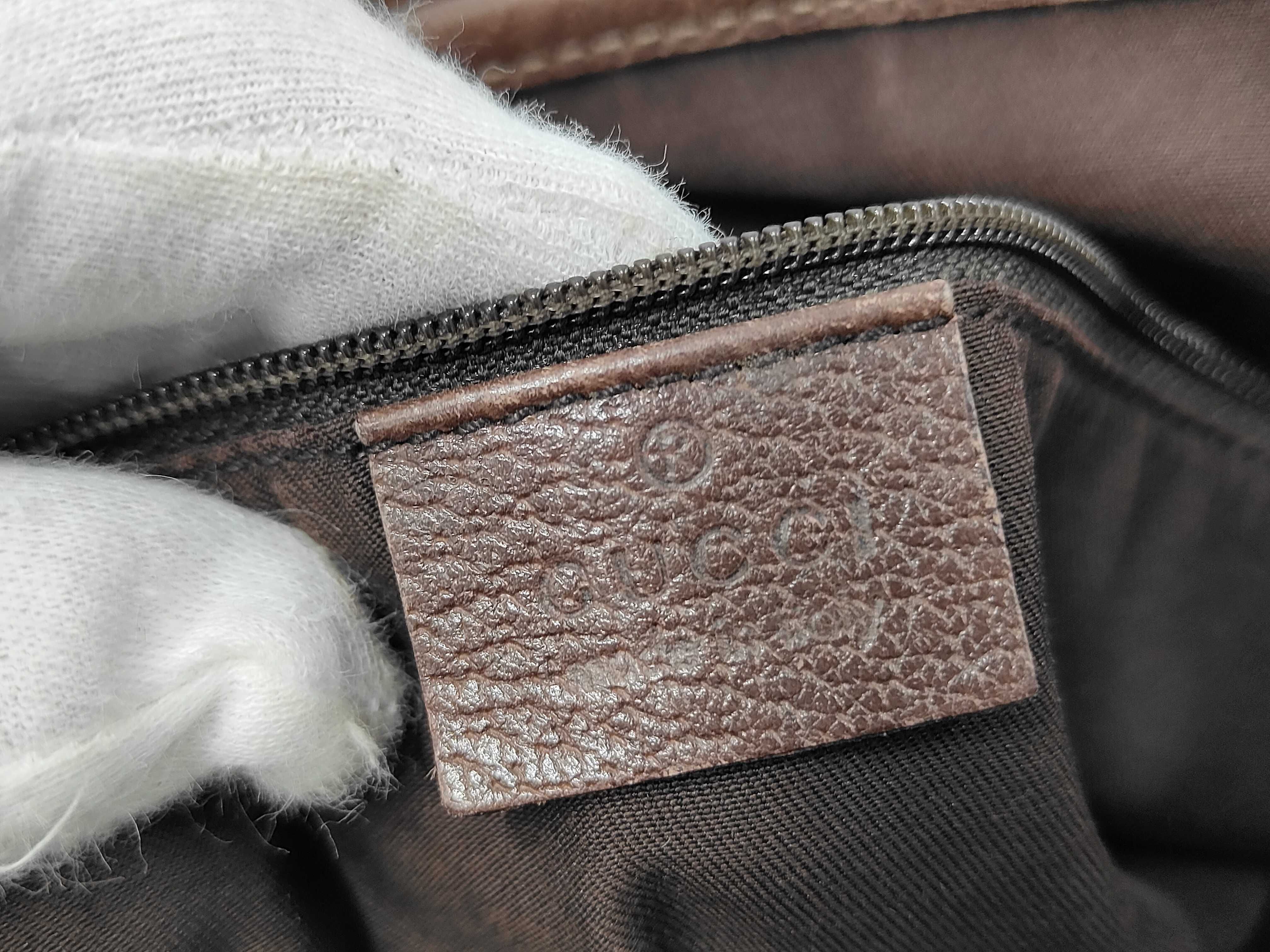 Abbey GG Canvas Shoulder Bag Tote Bag — view 9