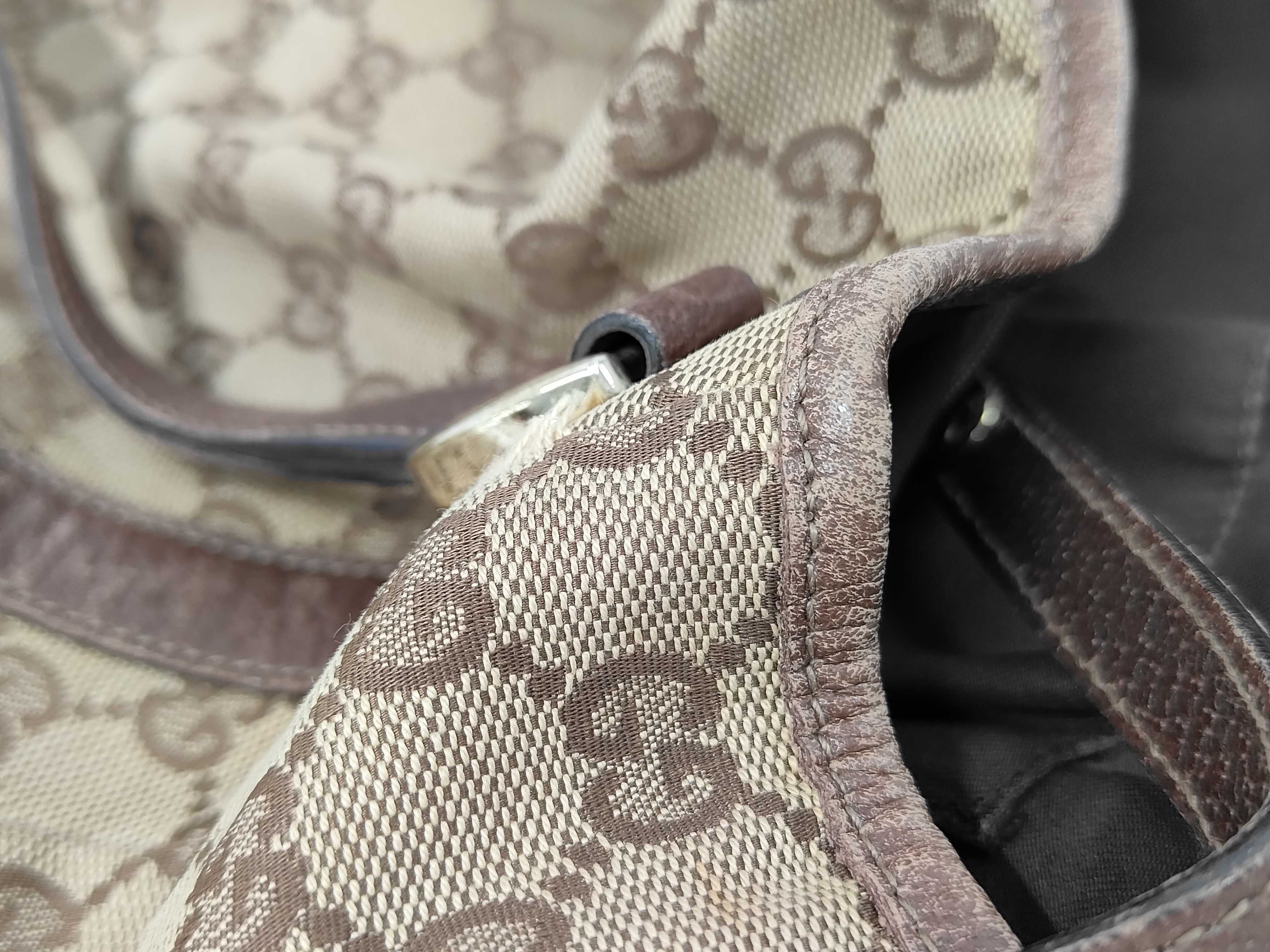 Abbey GG Canvas Shoulder Bag Tote Bag — view 10