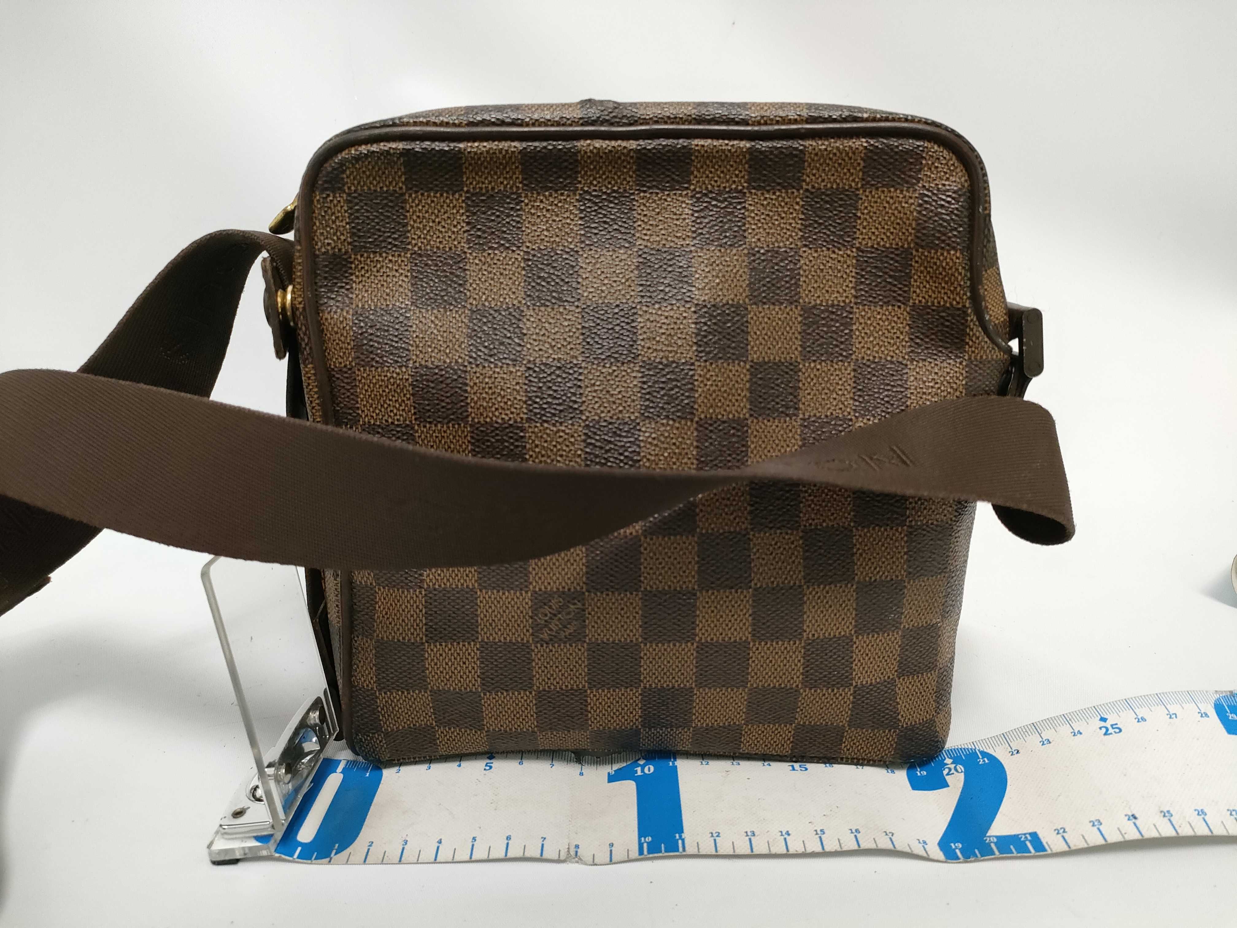 Damier Olaf PM N41442 MI0044 Brown Shoulder Bag — view 2