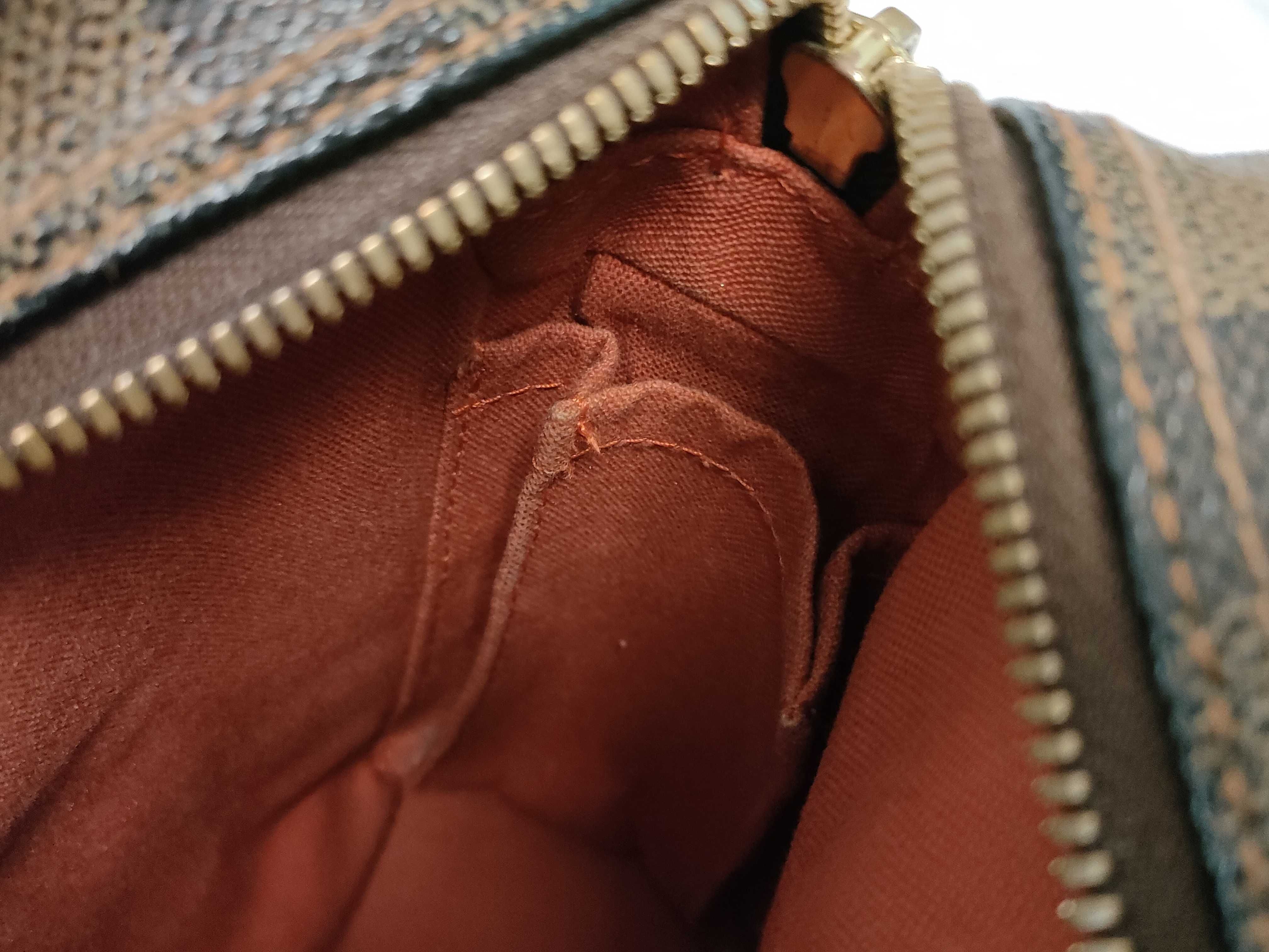 Damier Olaf PM N41442 MI0044 Brown Shoulder Bag — view 12