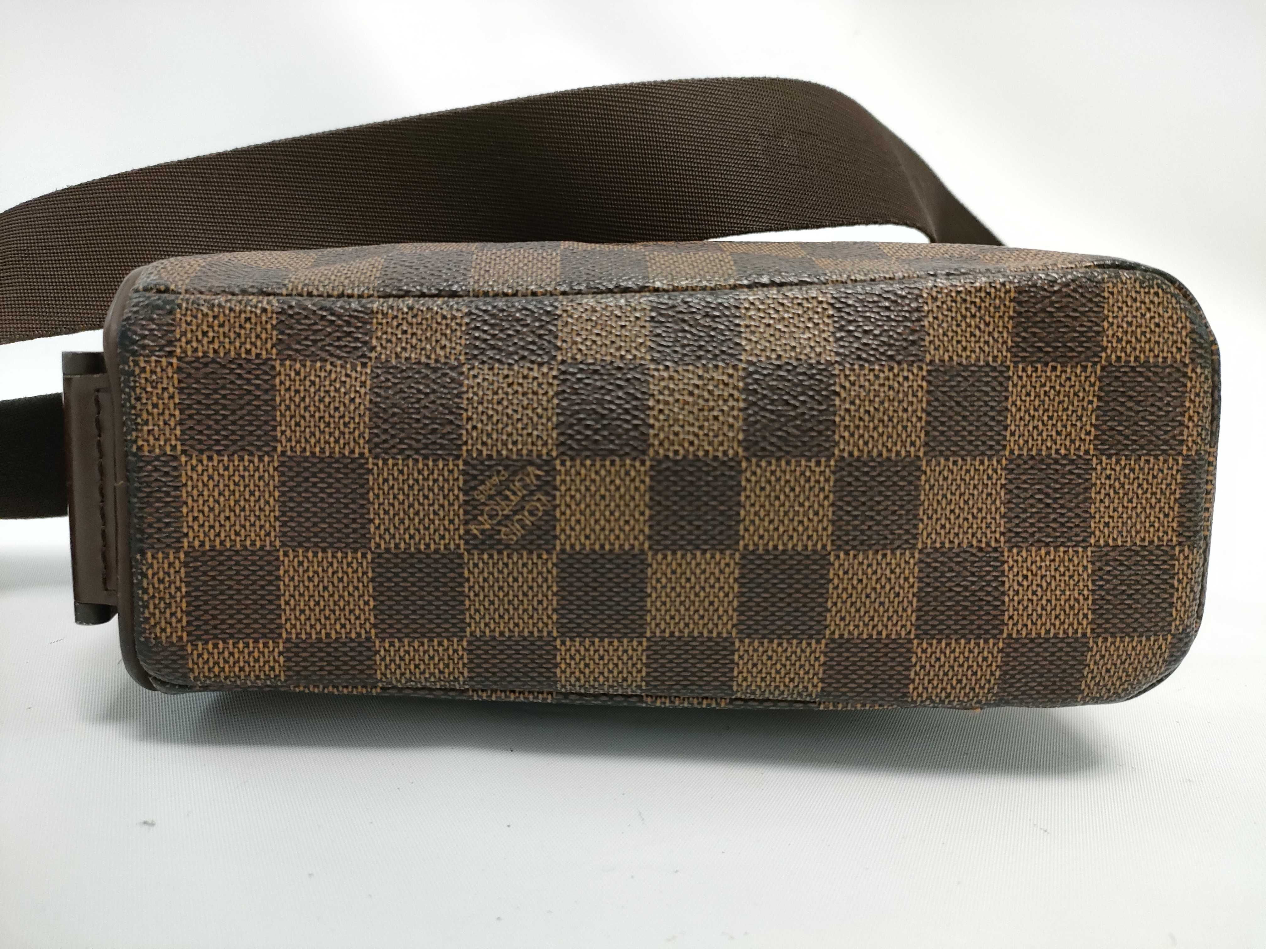 Damier Olaf PM N41442 MI0044 Brown Shoulder Bag — view 4