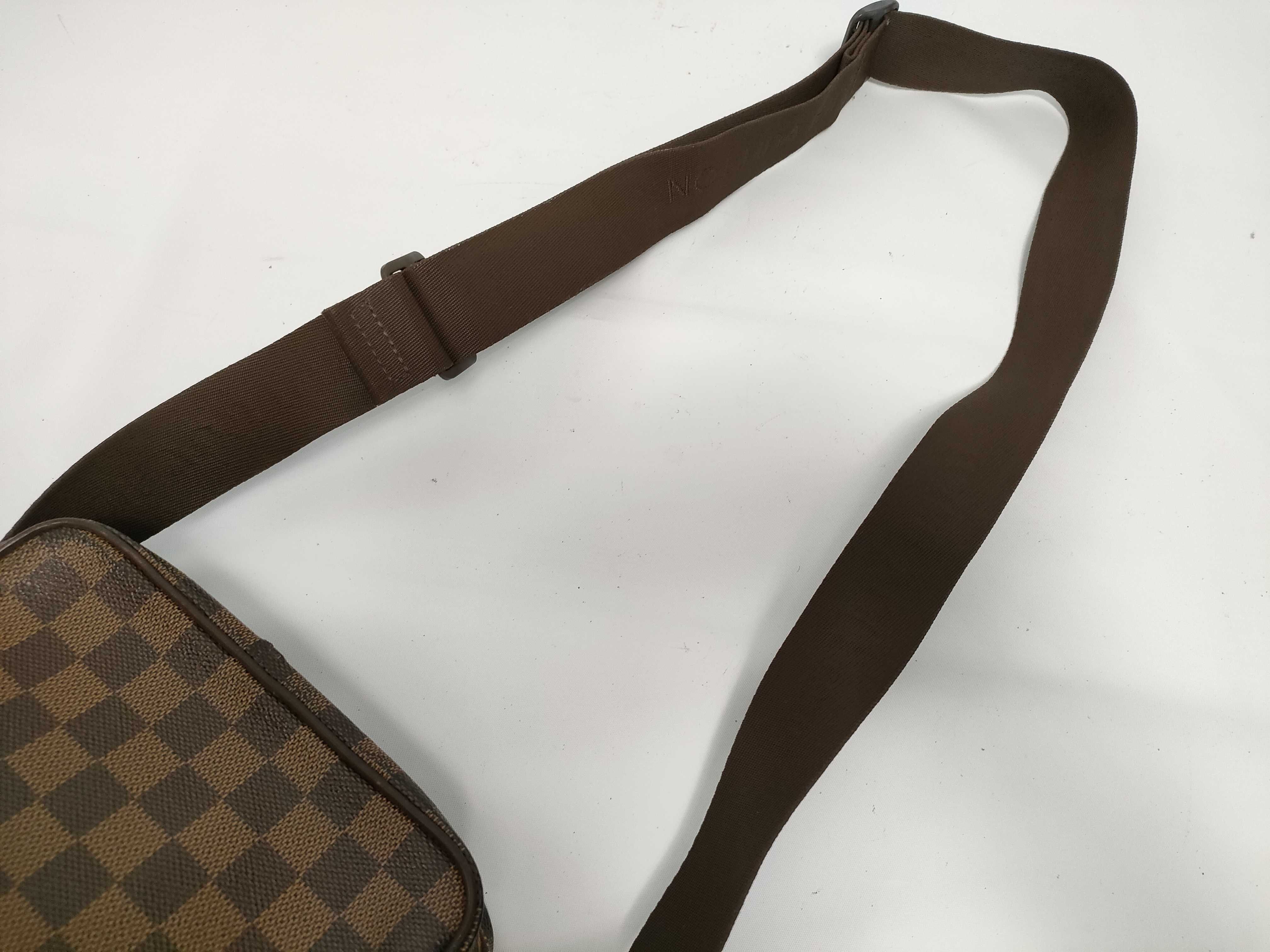 Damier Olaf PM N41442 MI0044 Brown Shoulder Bag — view 6