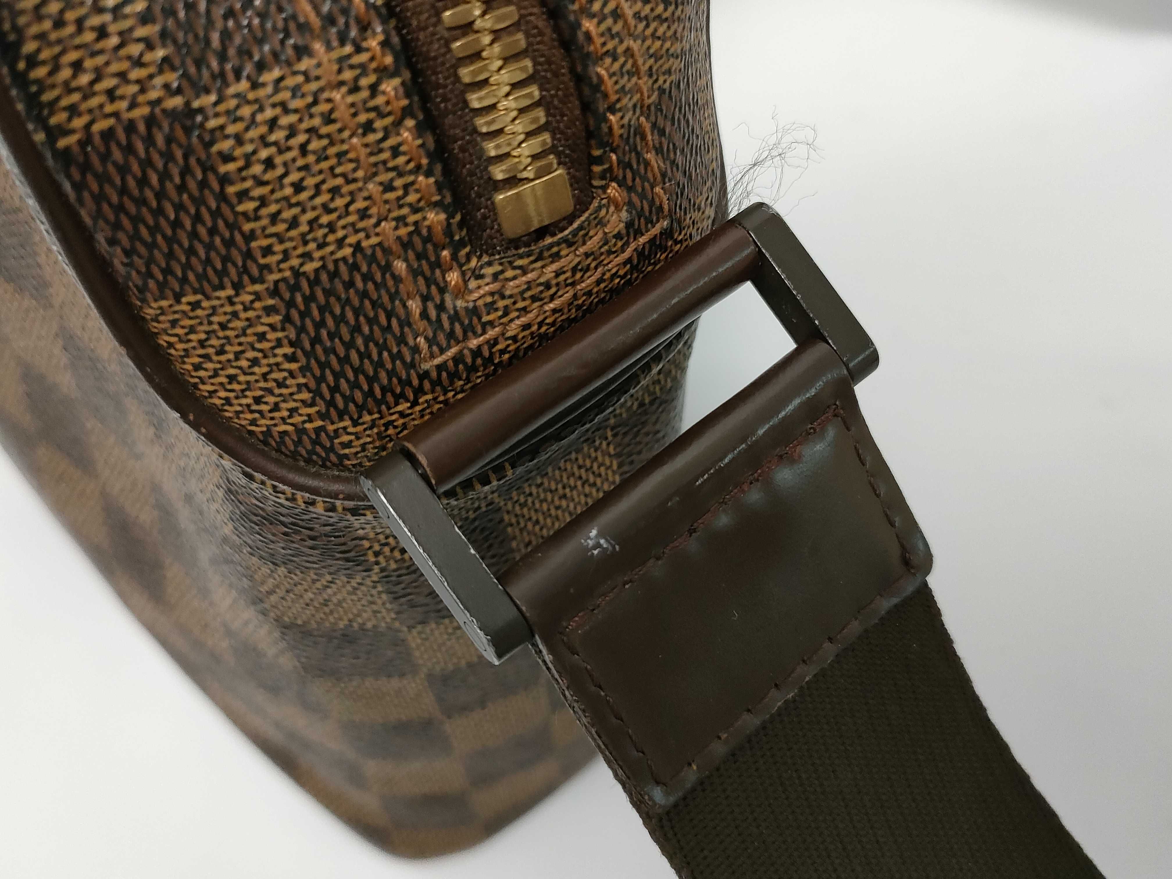 Damier Olaf PM N41442 MI0044 Brown Shoulder Bag — view 8