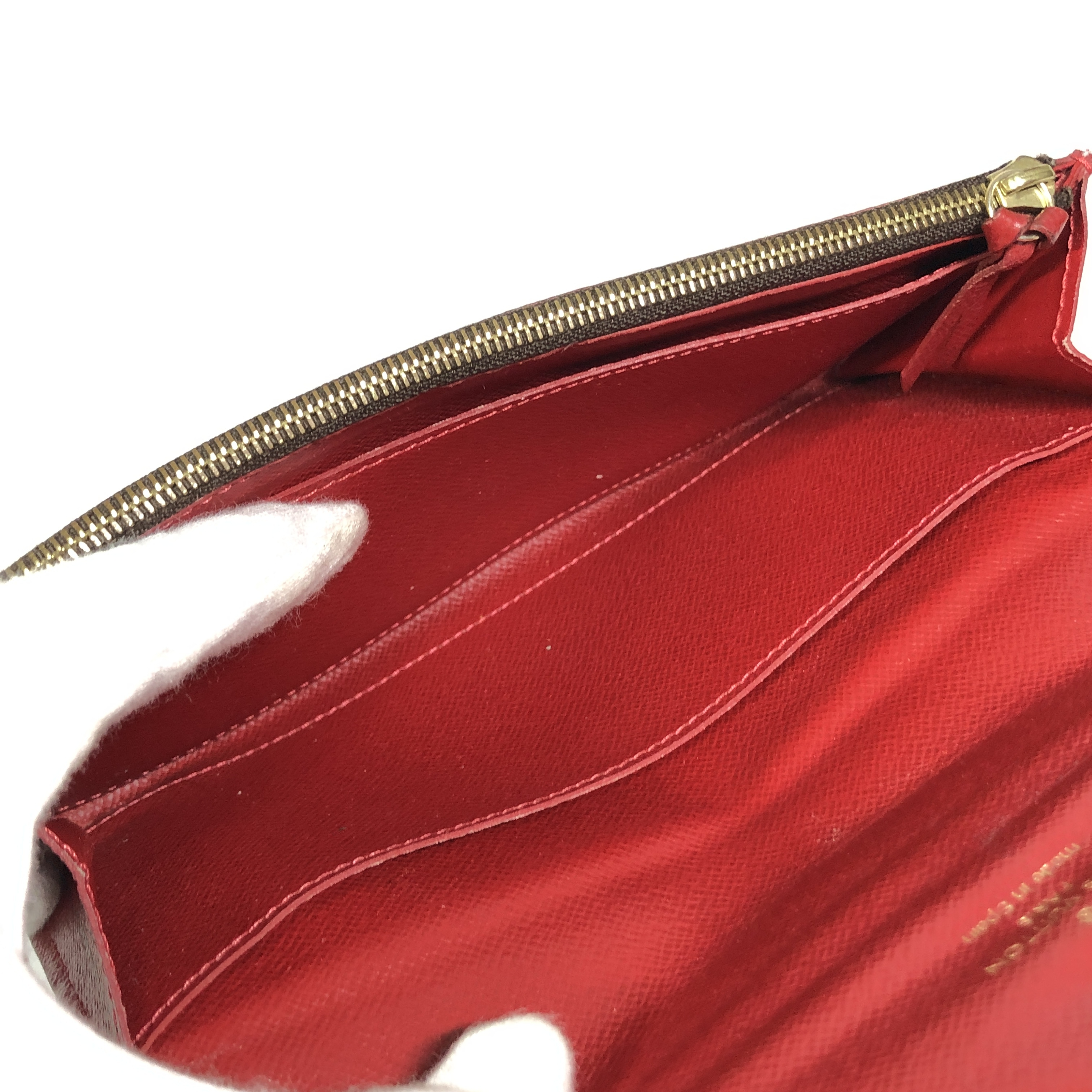 Damier Portefeuille Caïssa Long Wallet N61221 Ebene with Coin Pocket CA4116 Wallet Made in Spain — view 12
