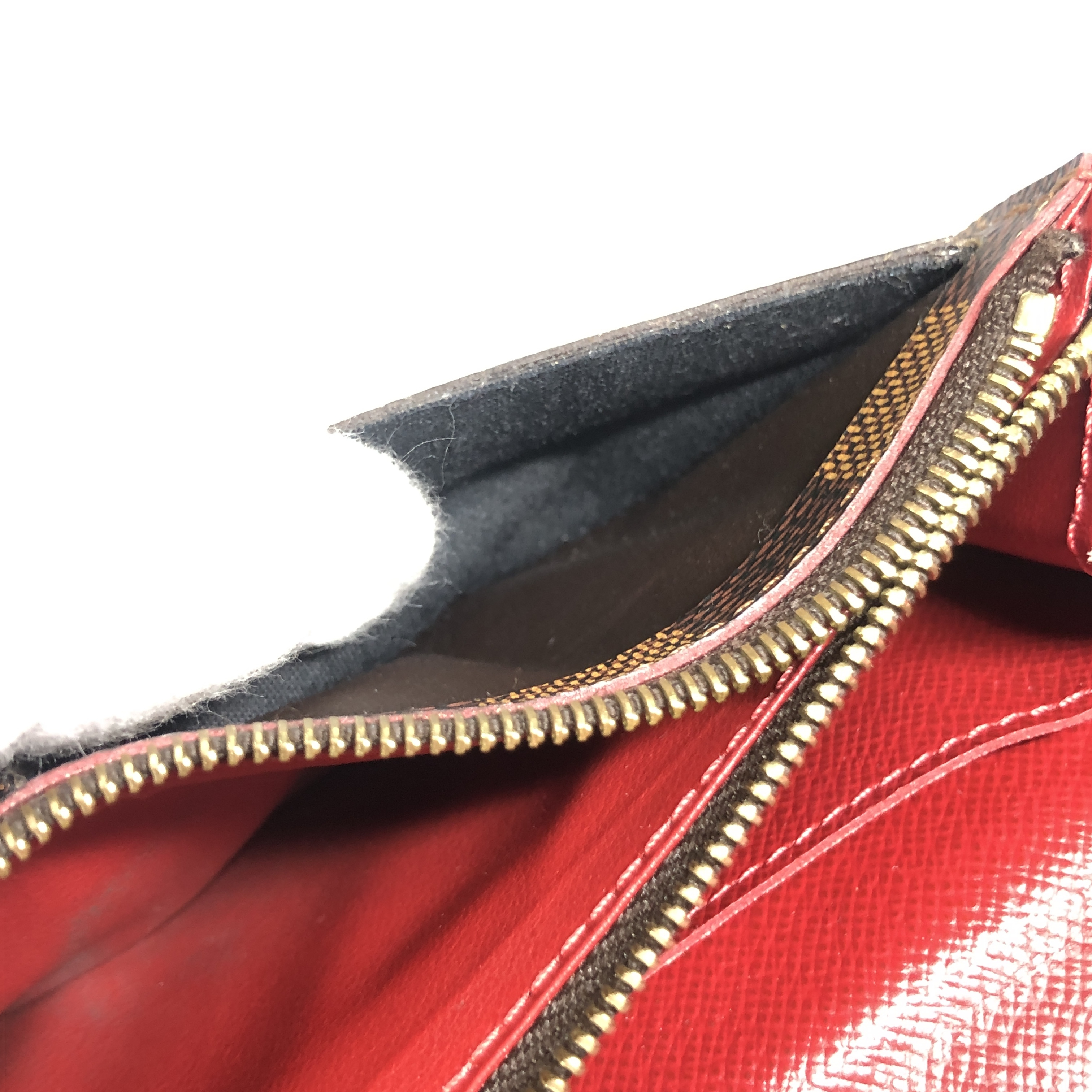 Damier Portefeuille Caïssa Long Wallet N61221 Ebene with Coin Pocket CA4116 Wallet Made in Spain — view 14