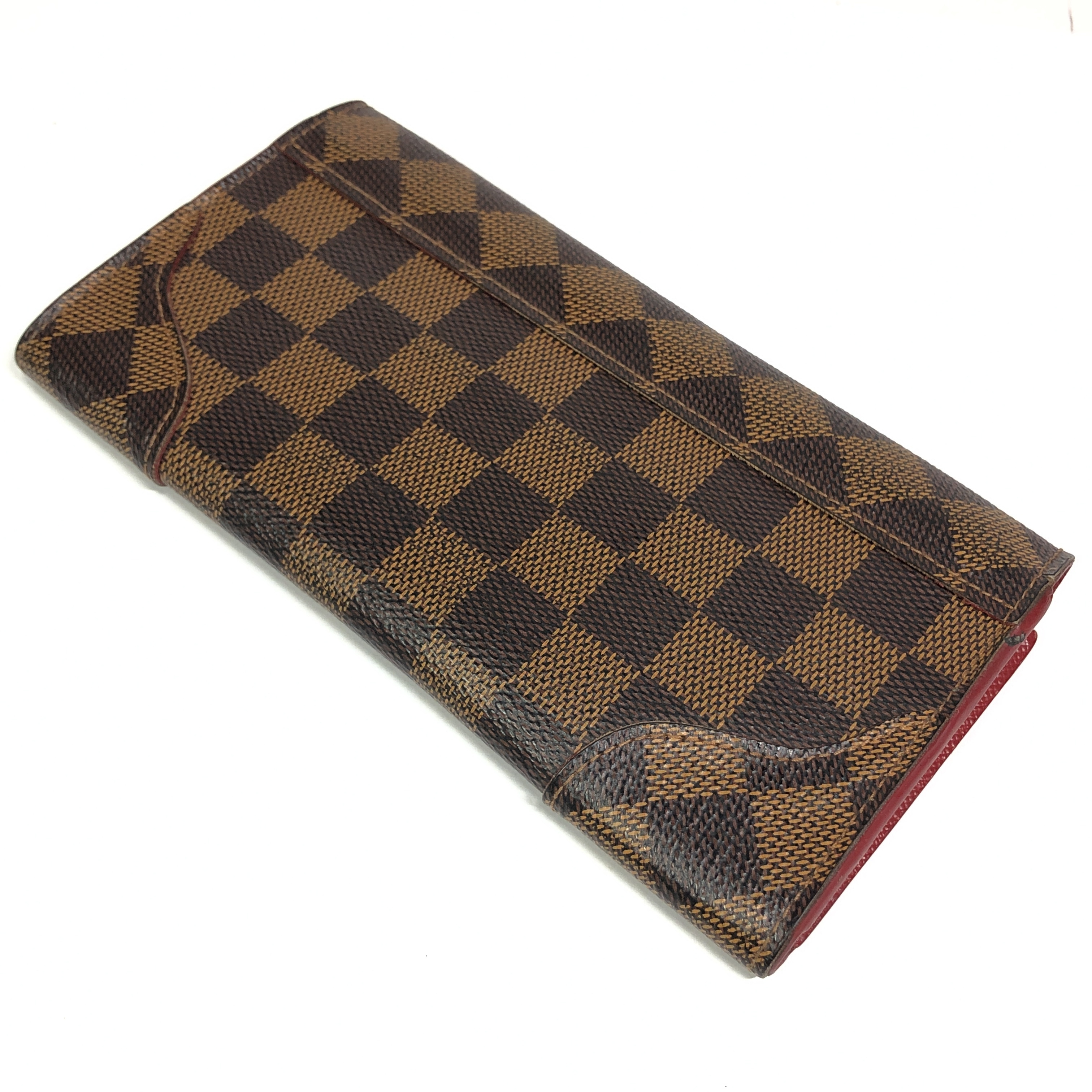 Damier Portefeuille Caïssa Long Wallet N61221 Ebene with Coin Pocket CA4116 Wallet Made in Spain — view 5