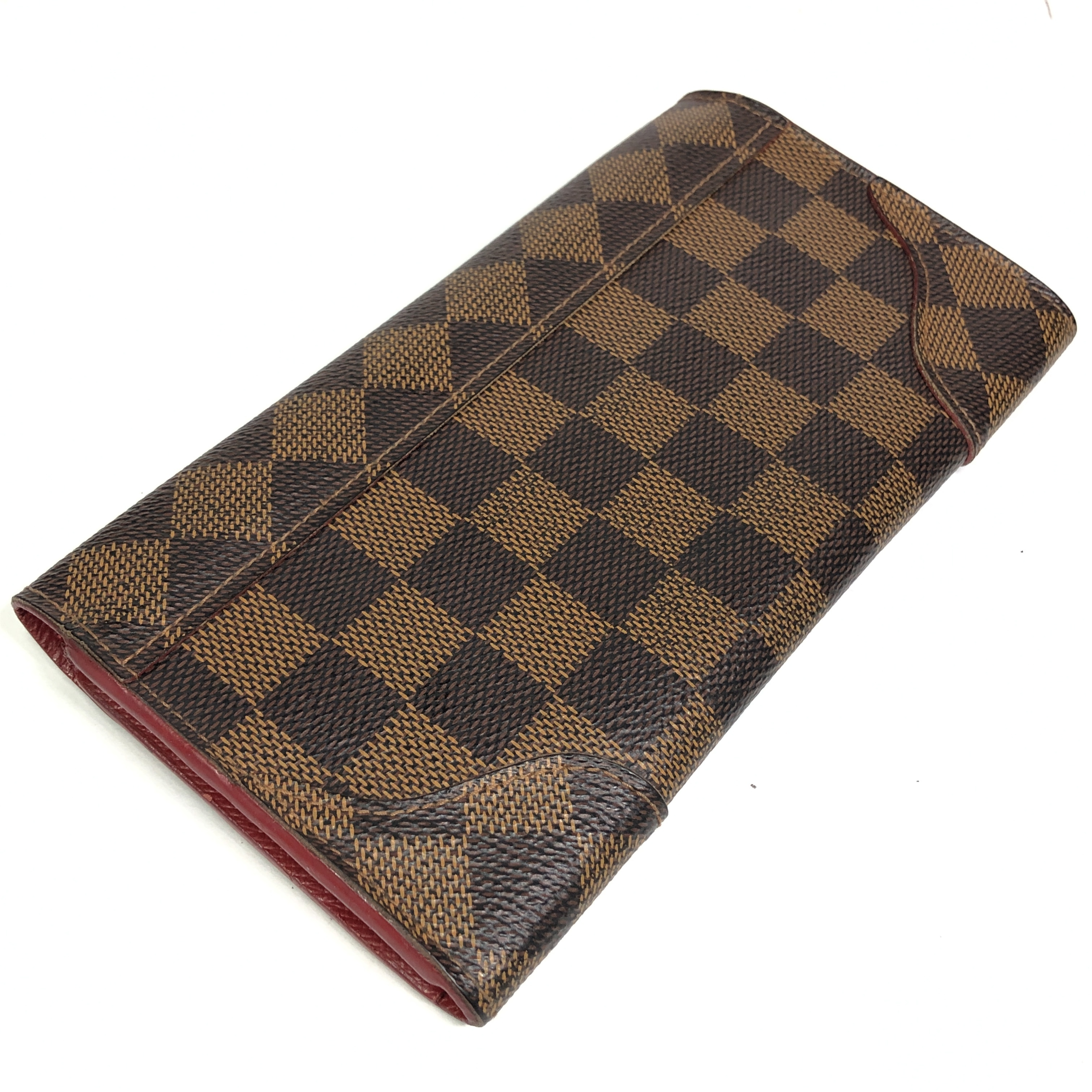 Damier Portefeuille Caïssa Long Wallet N61221 Ebene with Coin Pocket CA4116 Wallet Made in Spain — view 6