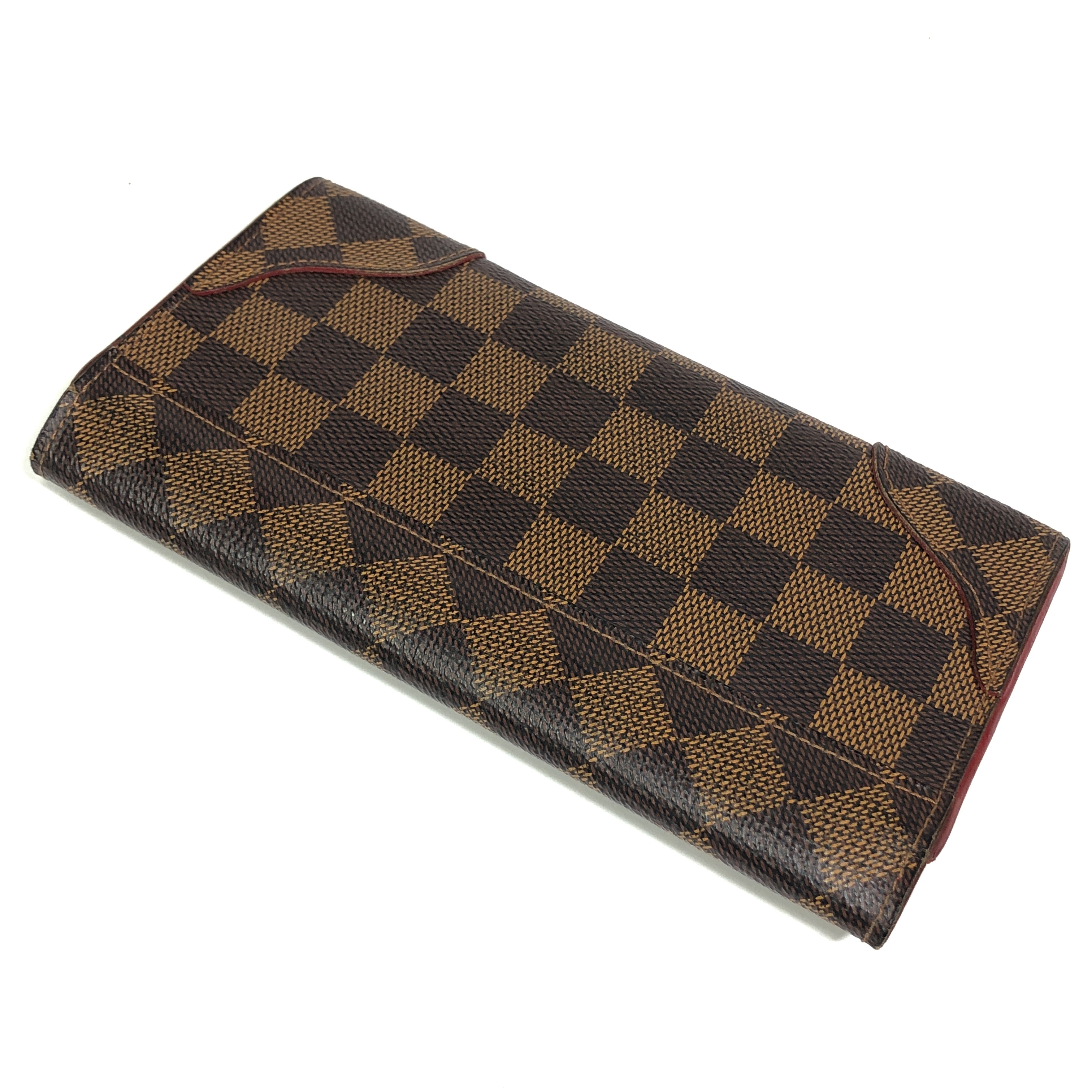 Damier Portefeuille Caïssa Long Wallet N61221 Ebene with Coin Pocket CA4116 Wallet Made in Spain — view 8
