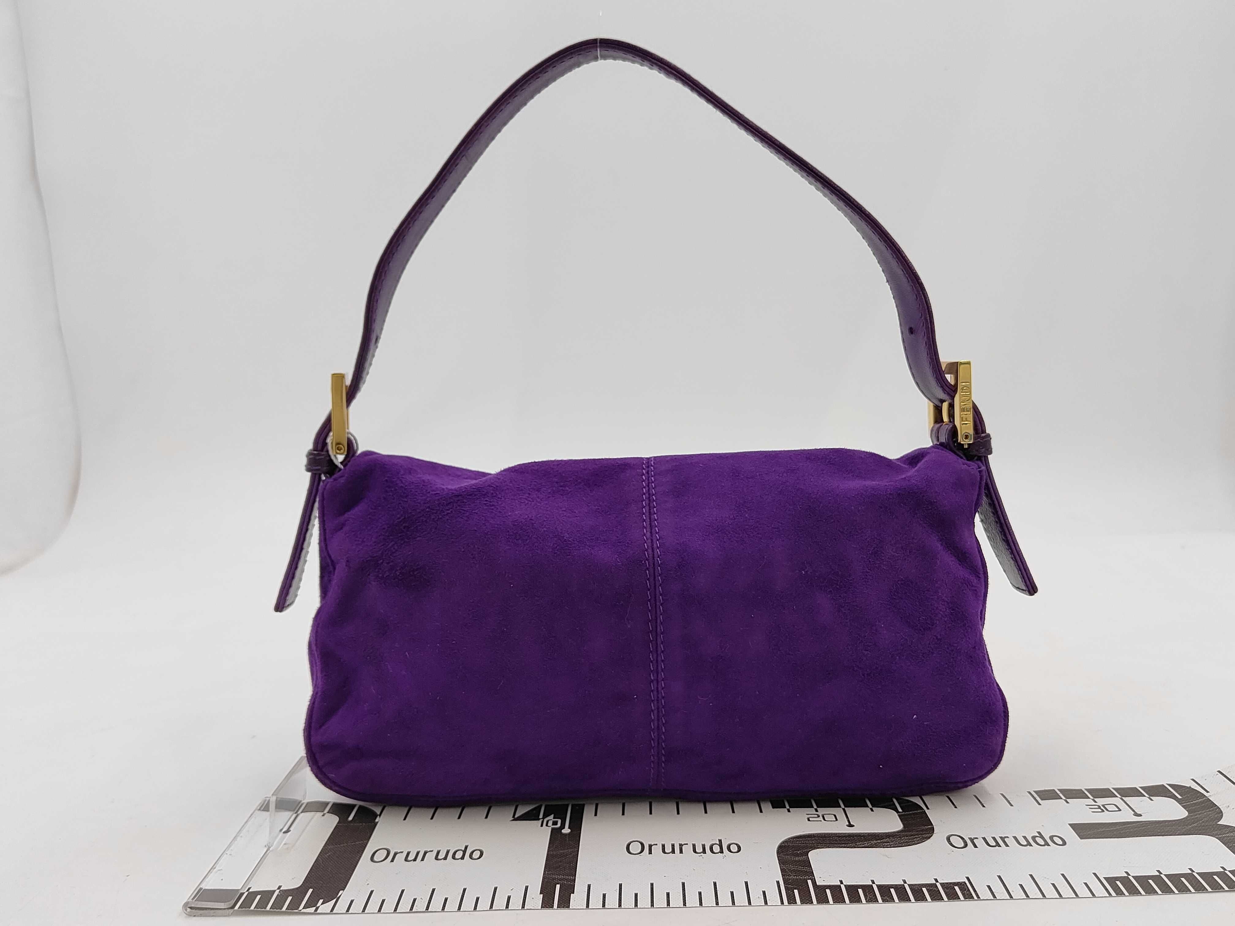 Baguette Suede Handbag — view 2