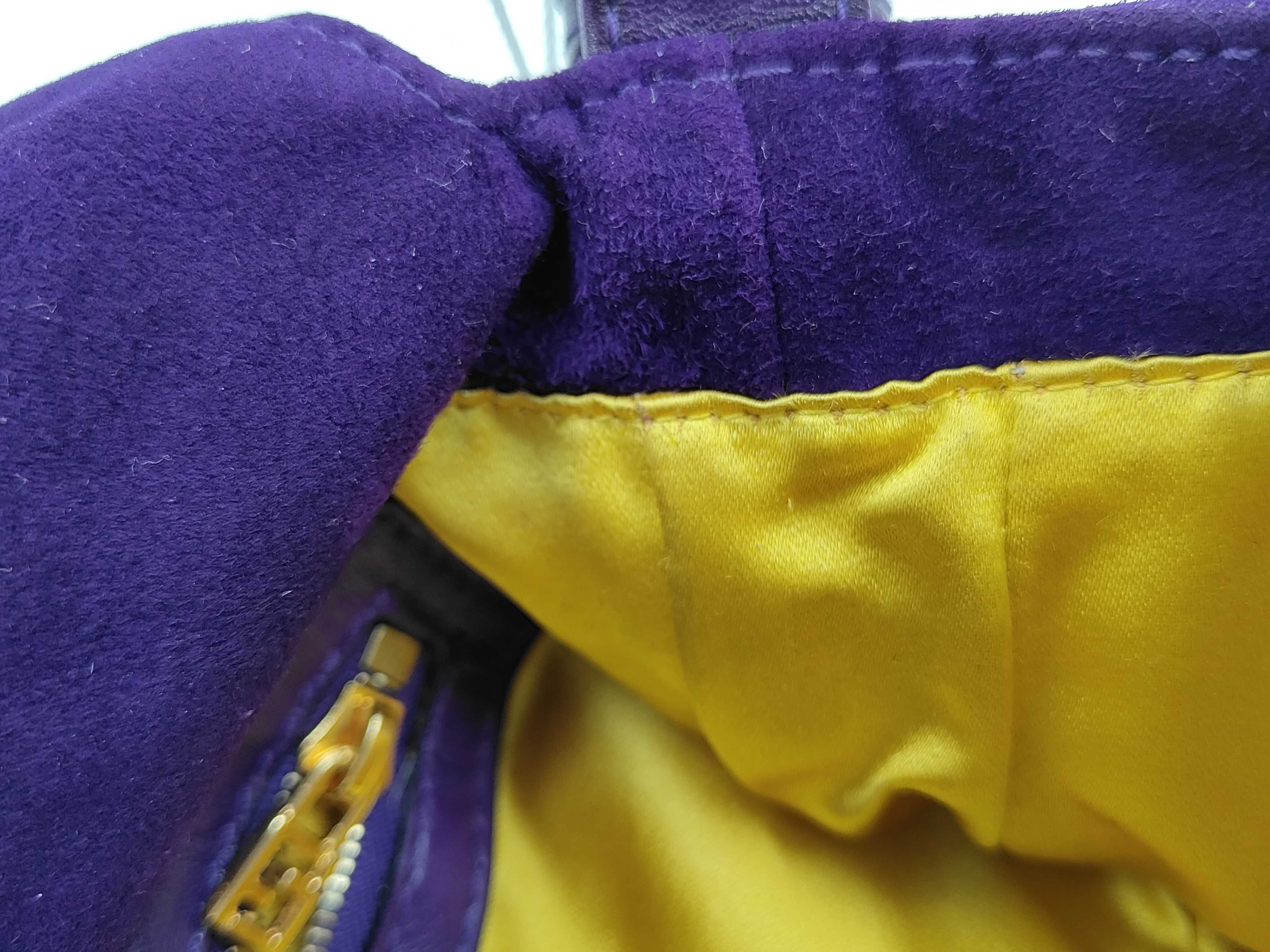 Baguette Suede Handbag — view 12