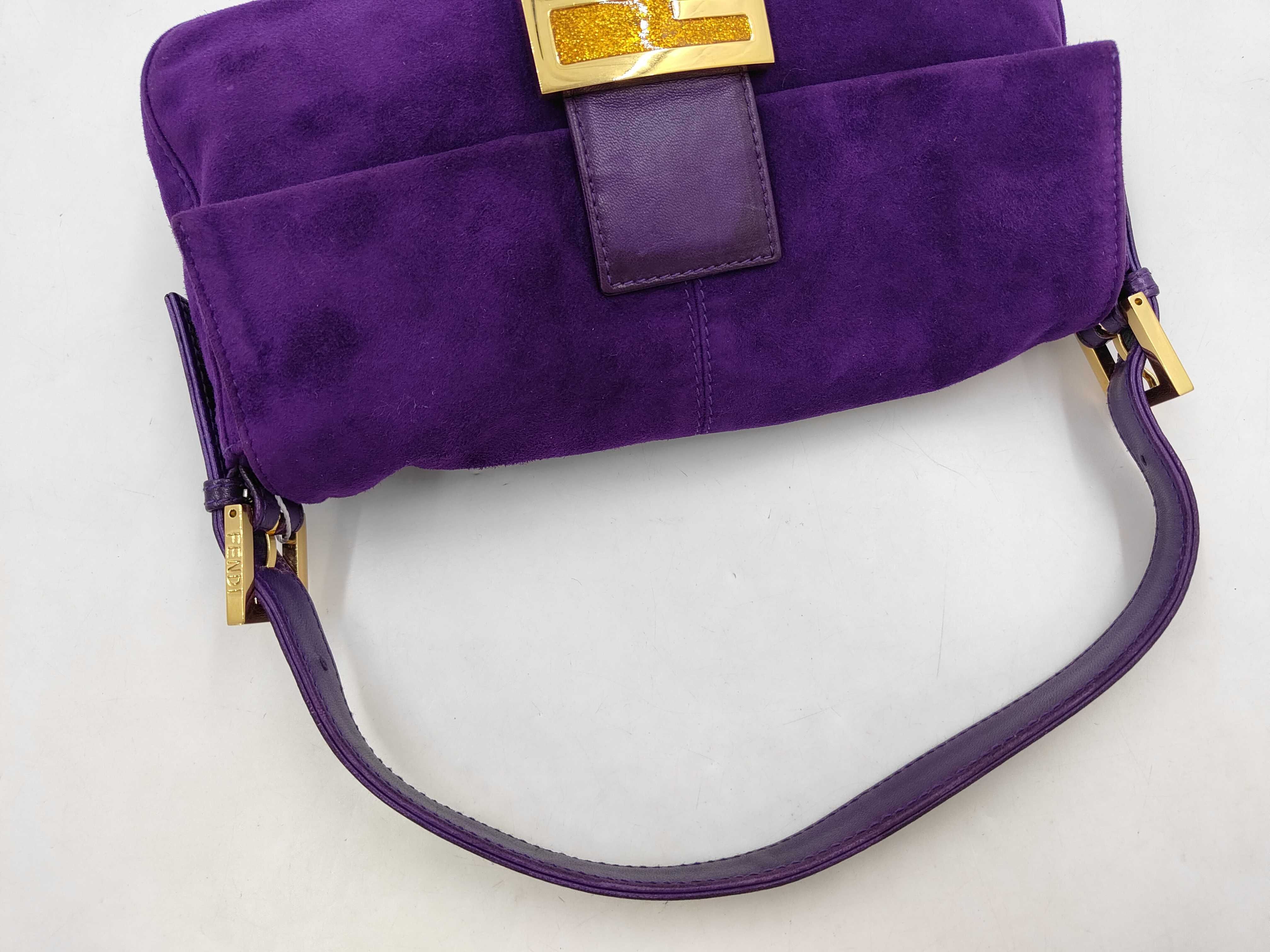 Baguette Suede Handbag — view 3