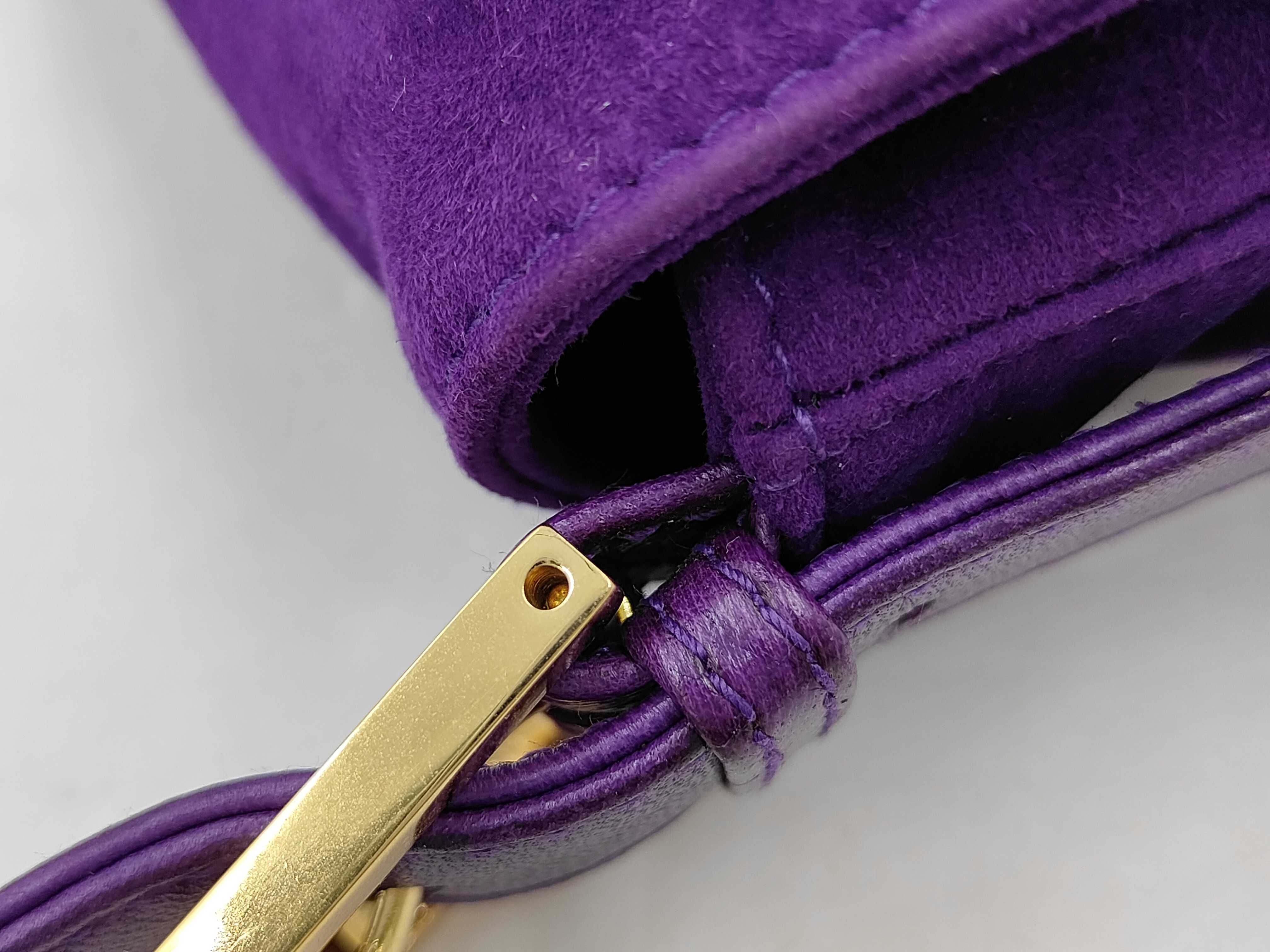 Baguette Suede Handbag — view 5