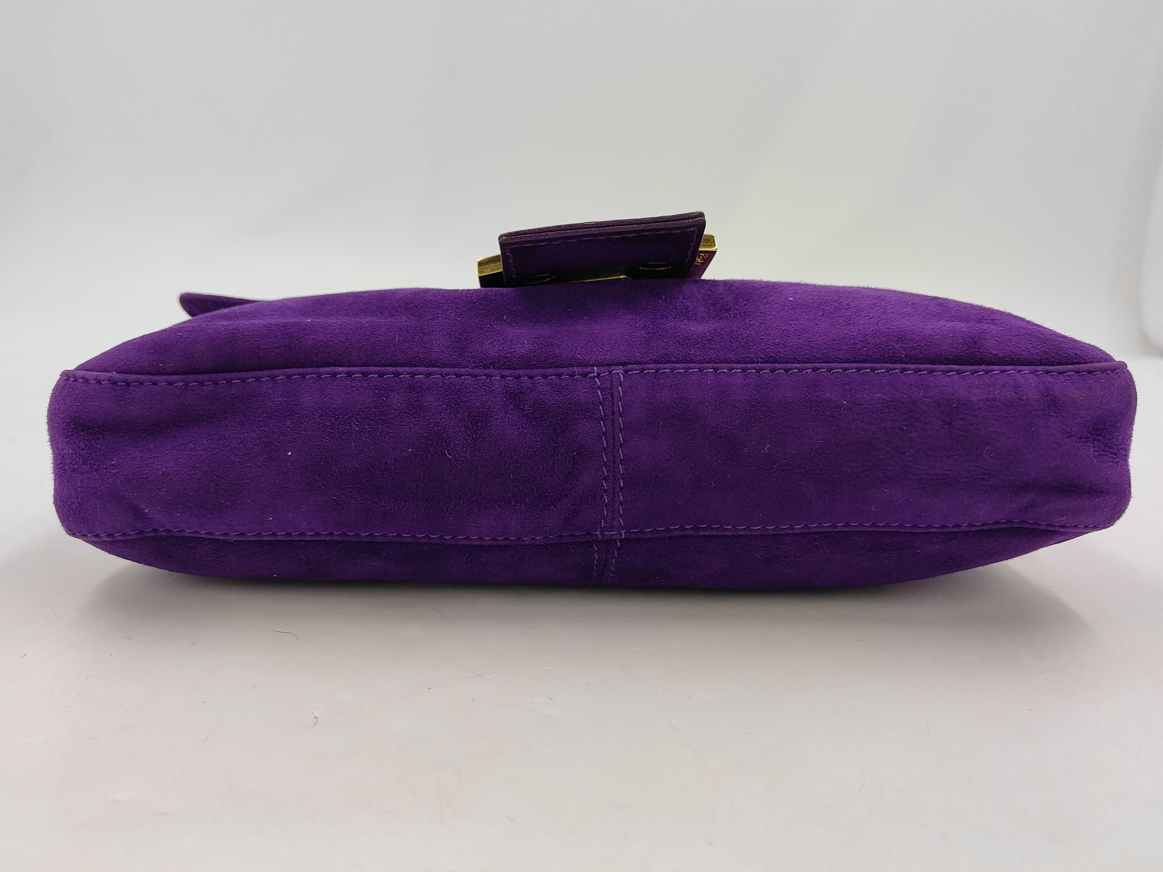 Baguette Suede Handbag — view 6
