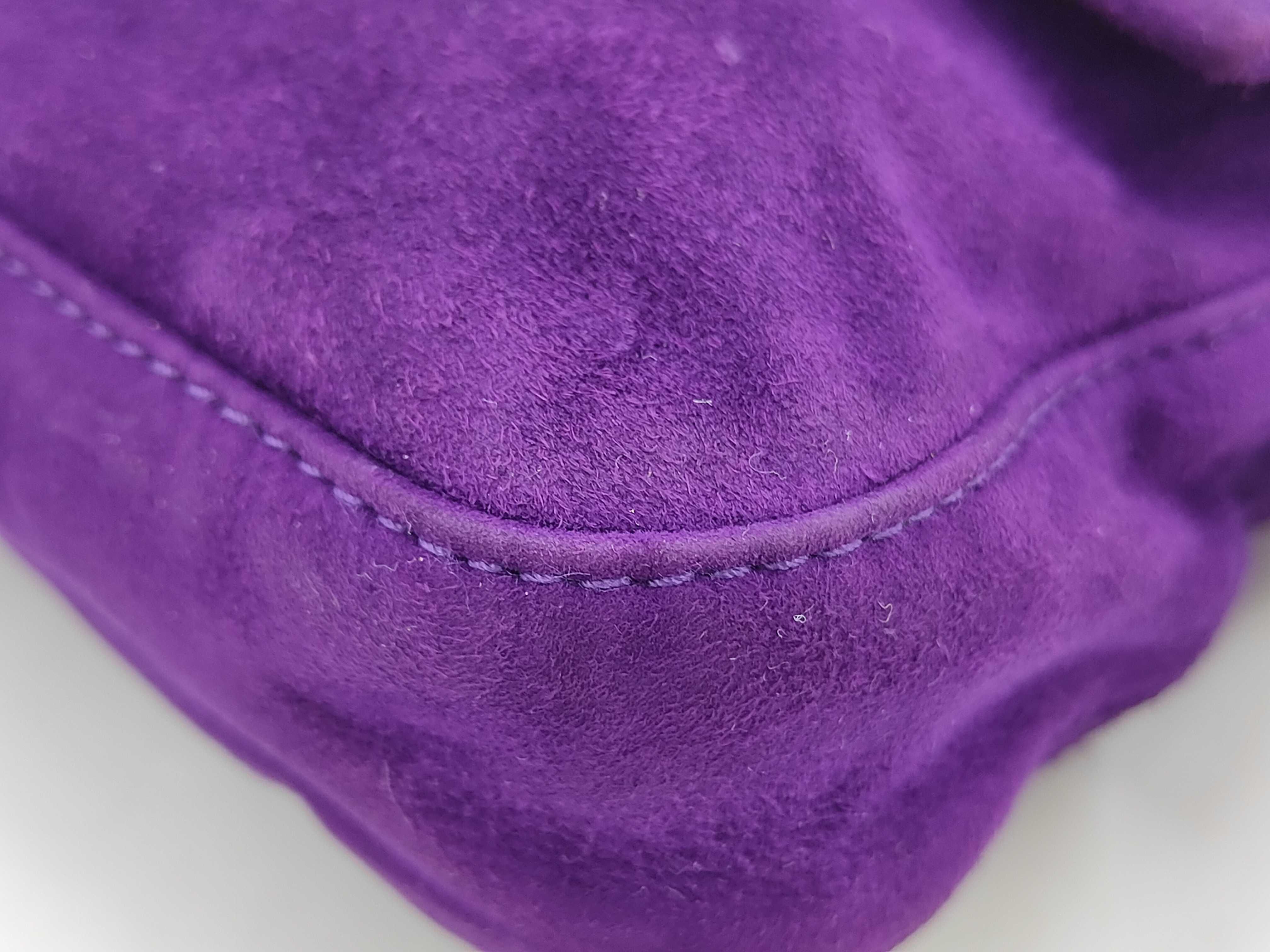 Baguette Suede Handbag — view 7