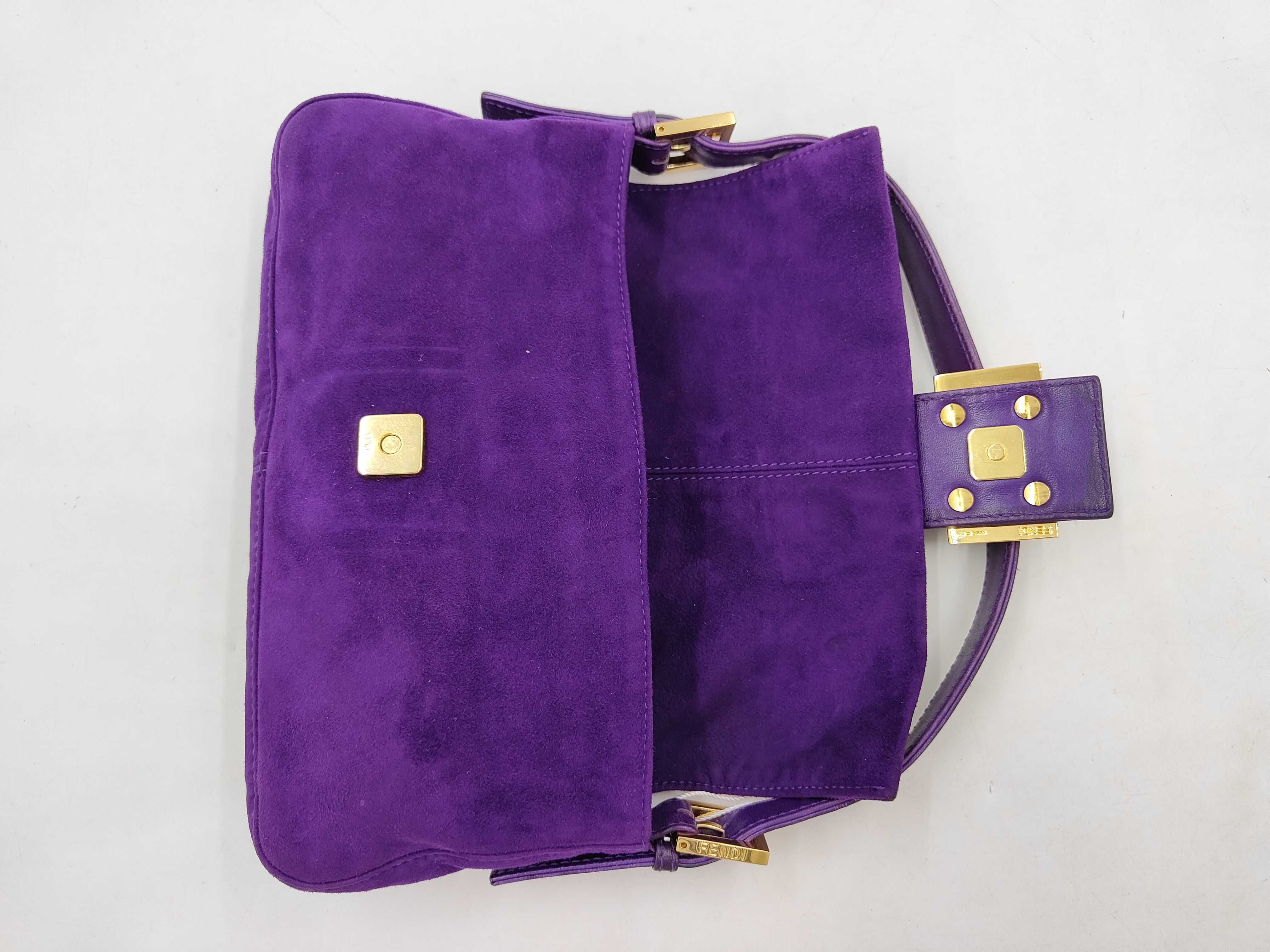 Baguette Suede Handbag — view 8